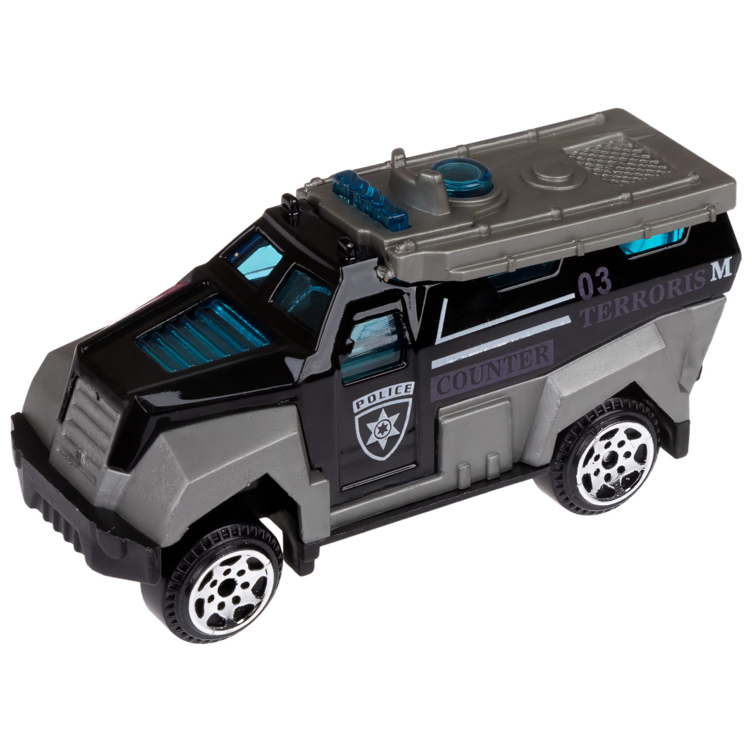 1toy Экстренные службы металлическая машинка 1:64 блистер, в асс. 12 шт.