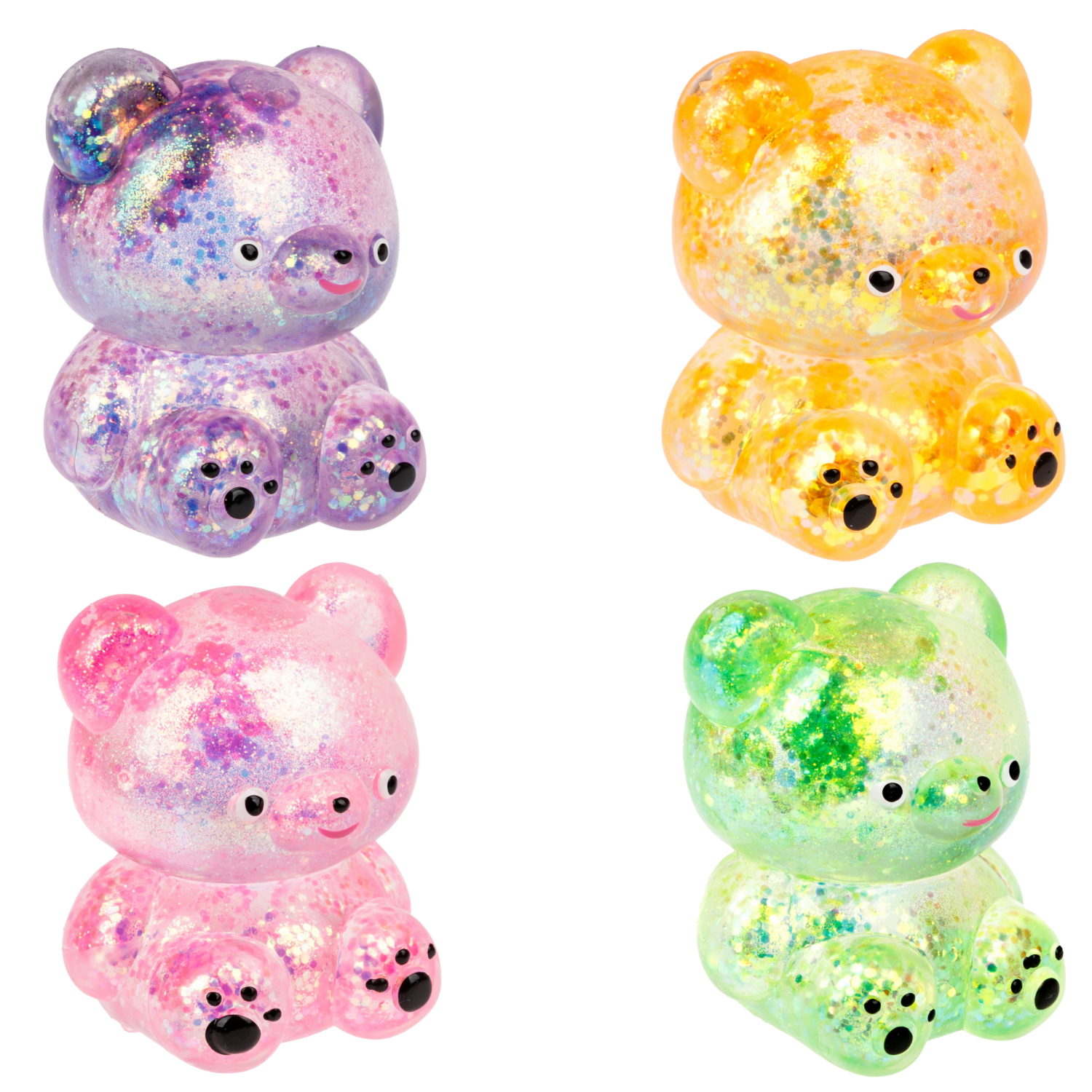 Антистресс-игрушка 1TOY Крутой замес Супергель Медведь,  в ассортименте, 9х8х5 см