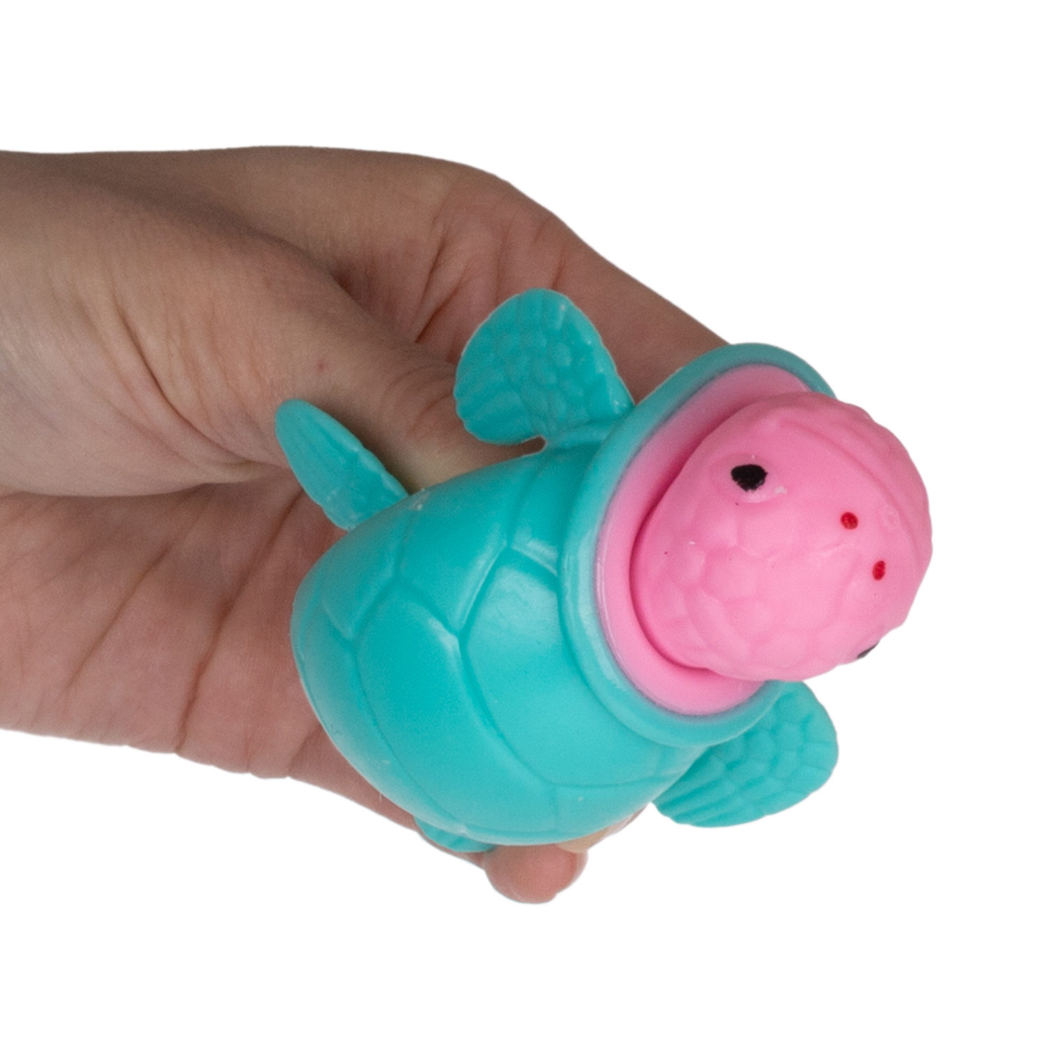 1TOY Жмяка "Выскочка. Черепаха" 9х6,5х6,5 см, бирюзовая
