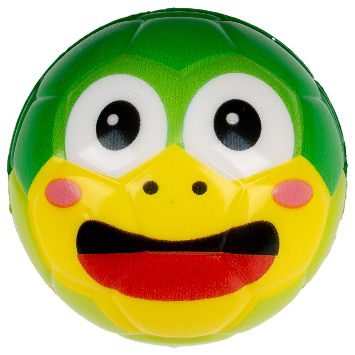 1toy мячик суперэластичный PU рифленый "Зверята" 6,3 см, дб 12 штук