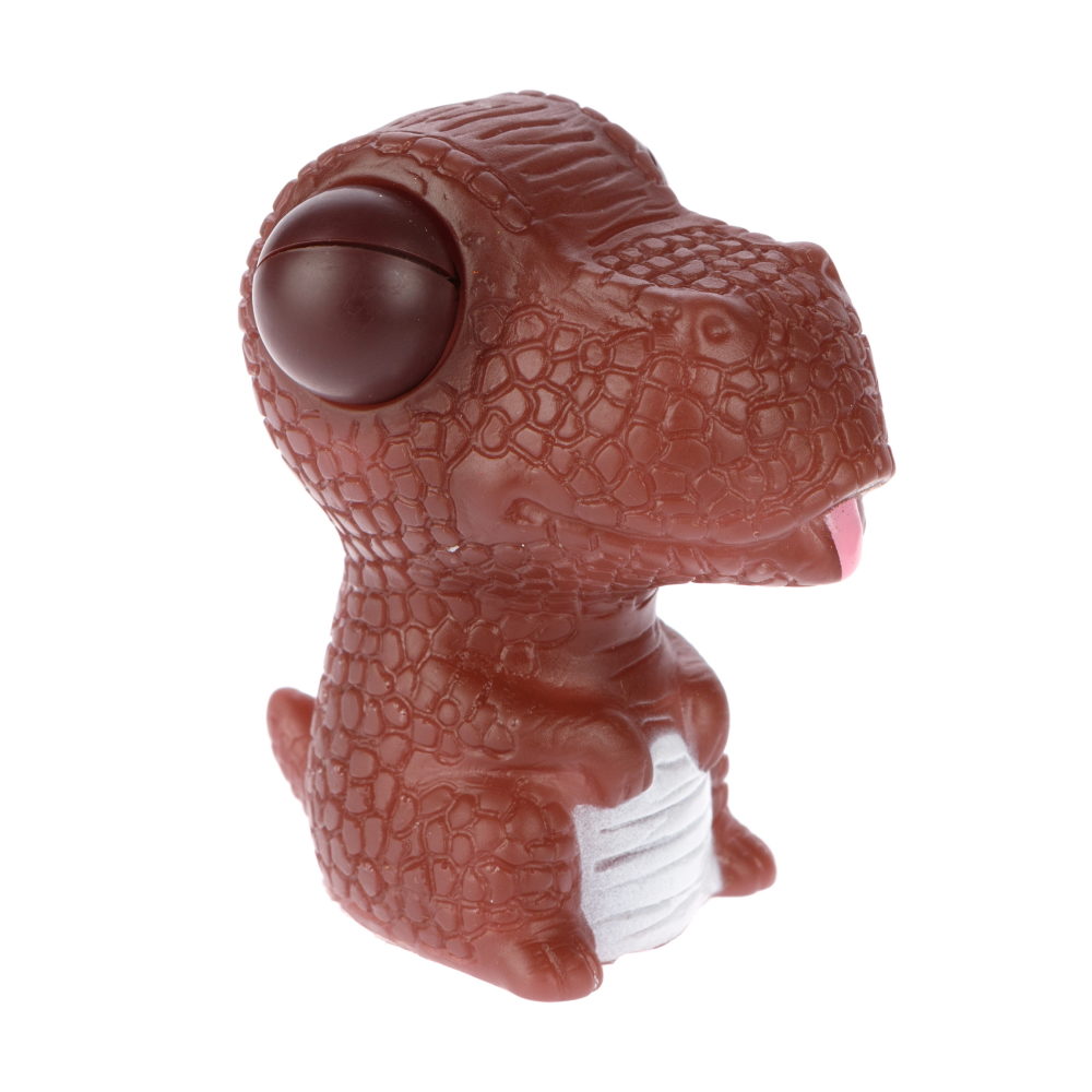1toy Пучеглаз-антистресс "Динозавры" 4,6х7x7,5 см, коричневый