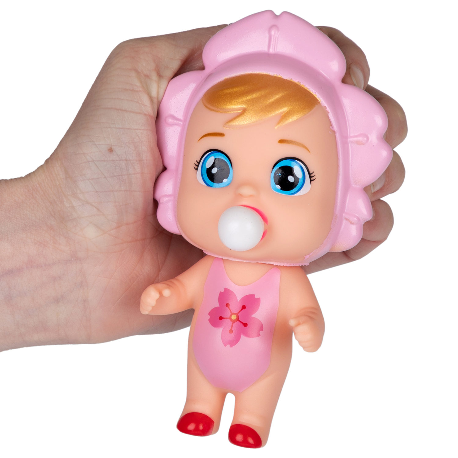 1YOY Bubble Gum-антистресс "Куклы", 6 видов в ассортименте, 7х13 см