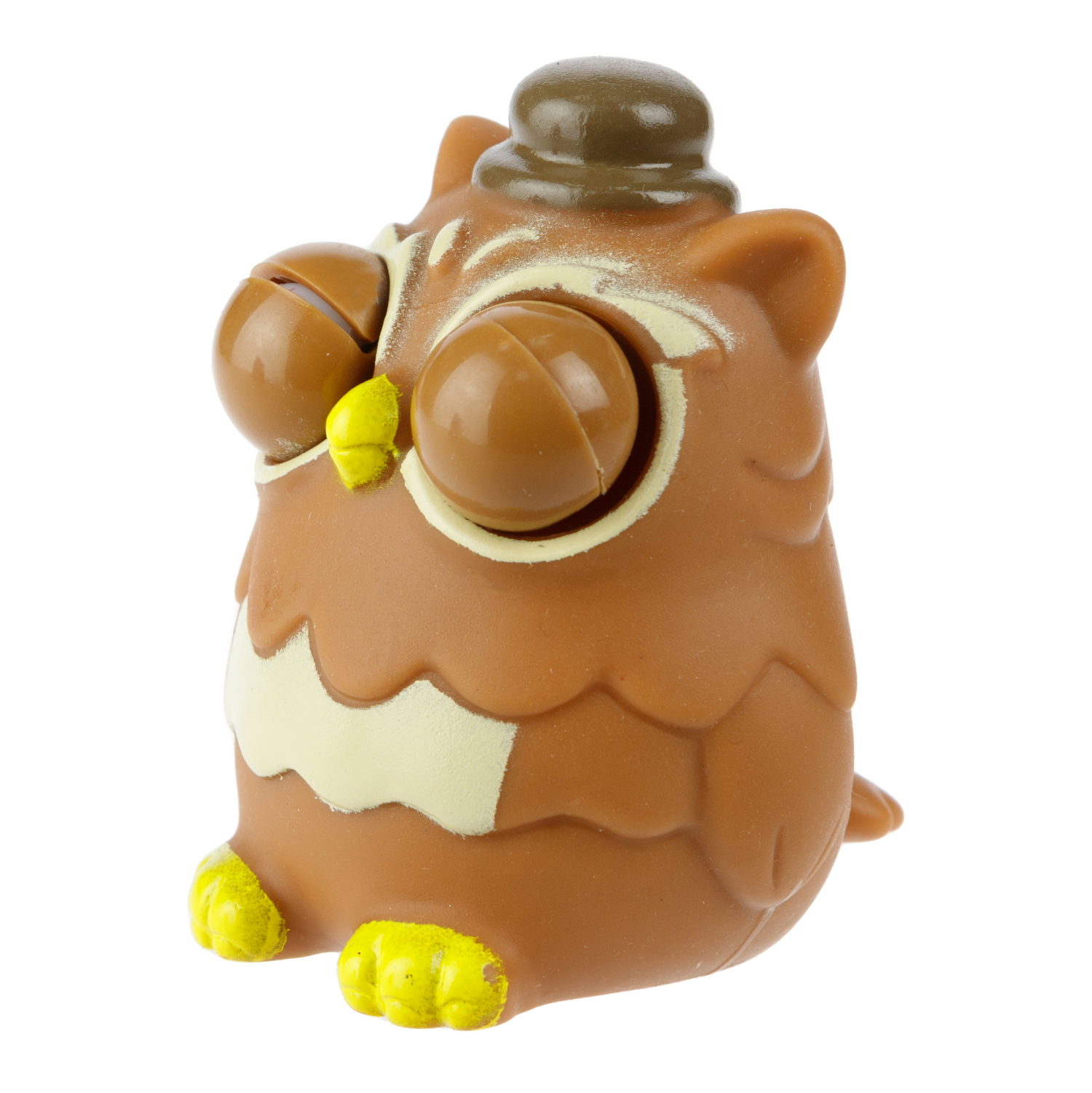 1toy Пучеглаз-антистресс "Совы" 6,5х6x6,8 см, 3 вида в асс., 12 шт. в д/б