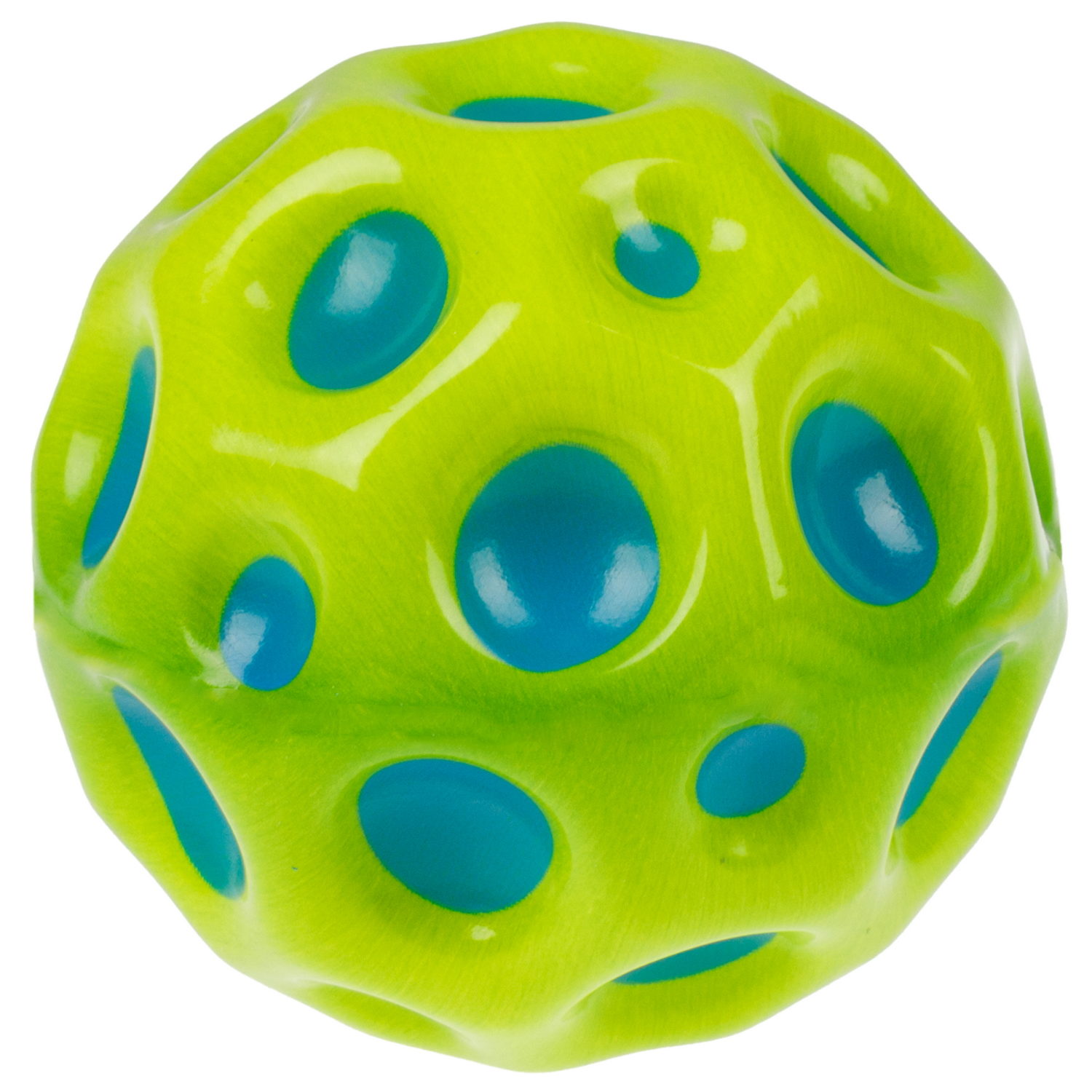 Мяч 1TOY Крутой замес Moon Ball классический, 6 см, салатовый