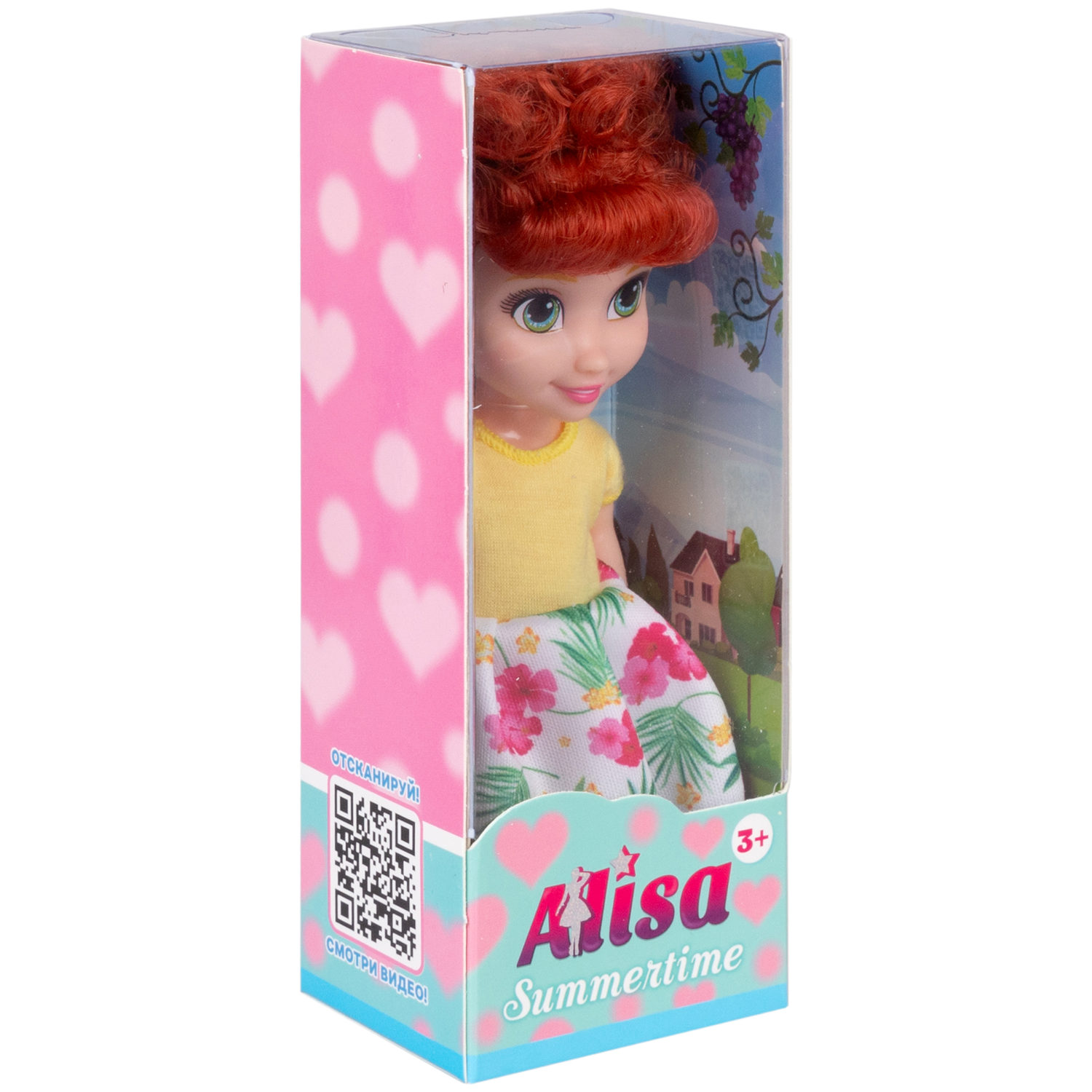 Кукла 1TOY ALISA SUMMERTIME, в платье, 16 см