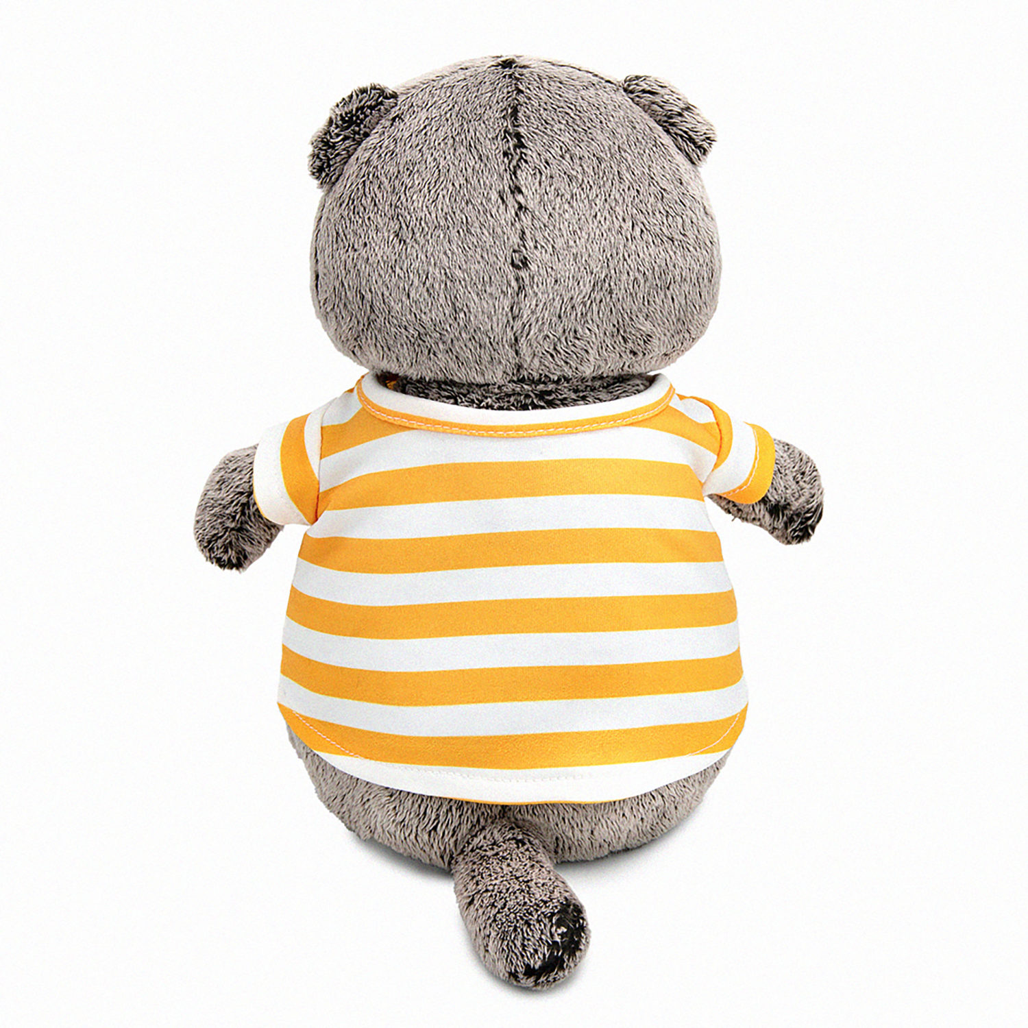 Мягкая игрушка Кот Басик в футболке "Гусик", 22 см