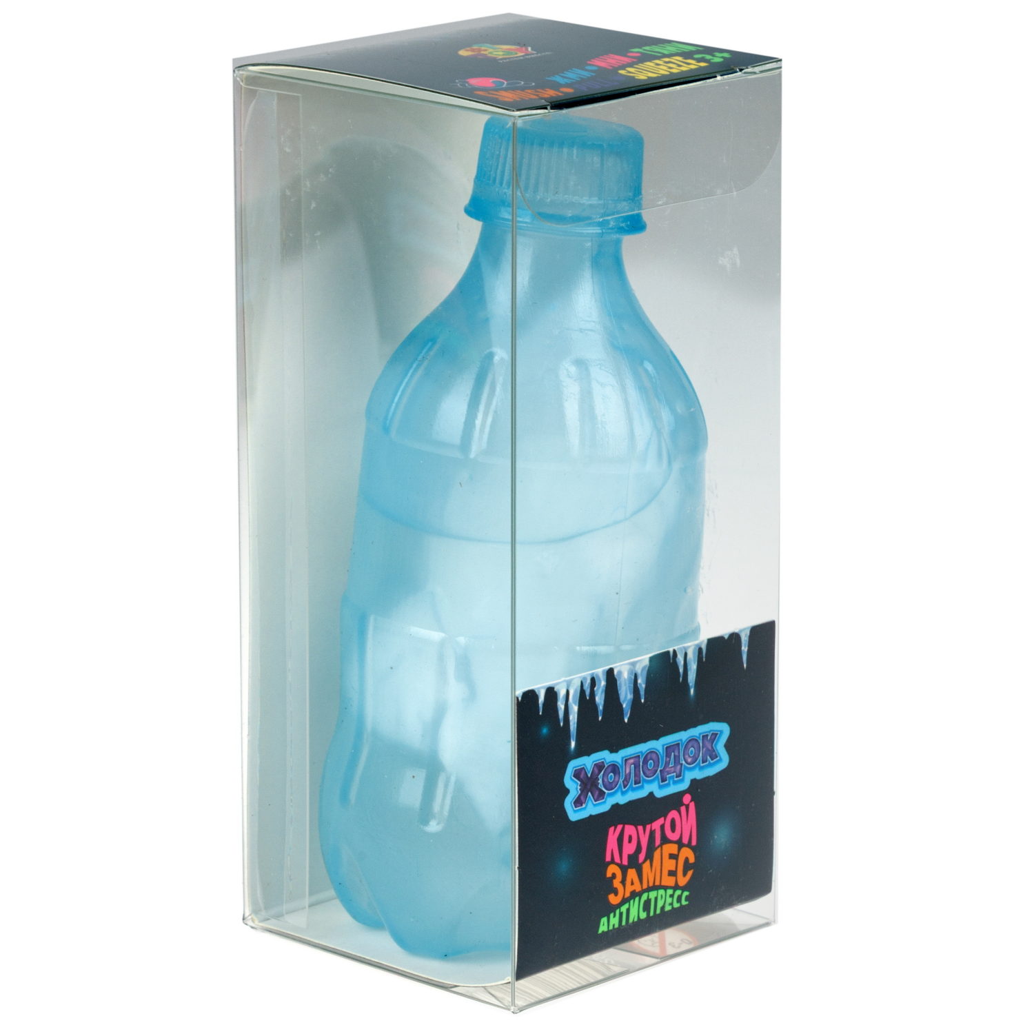 Антистресс-игрушка с эффектом охлаждения 1TOY Крутой замес Холодок бутылка, 11х5,5 см, в ассортименте