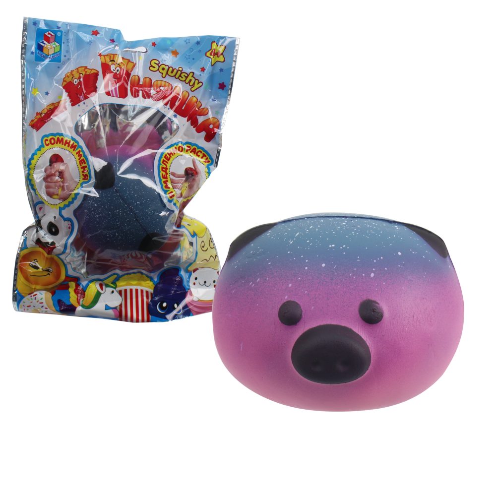 1toy игрушка-антистресс мммняшка squishy (сквиши), мишка-шар 40 гр, 9/7/7