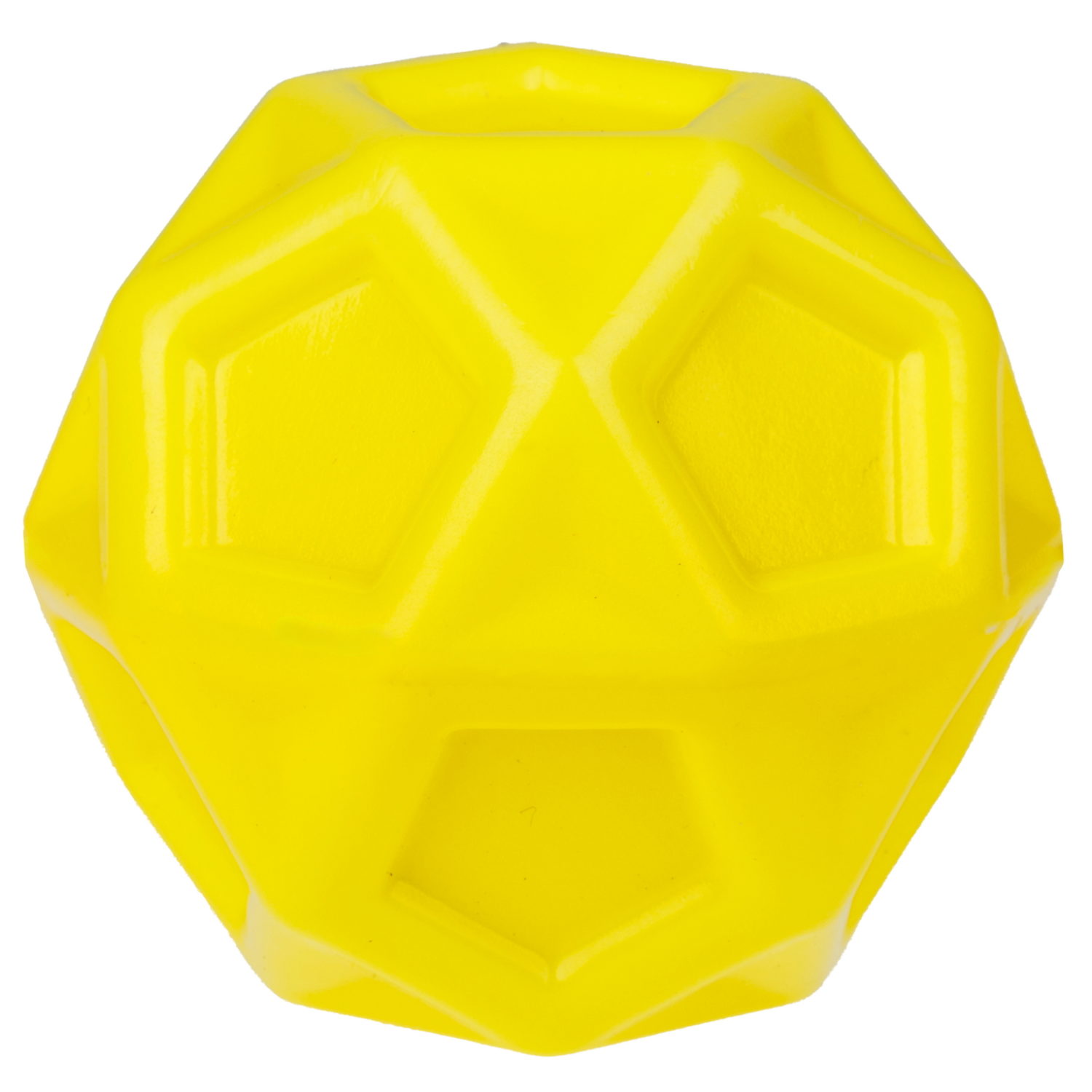 Мяч 1TOY Крутой замес Moon Ball геометрия, 6,5 см, неоновый желтый