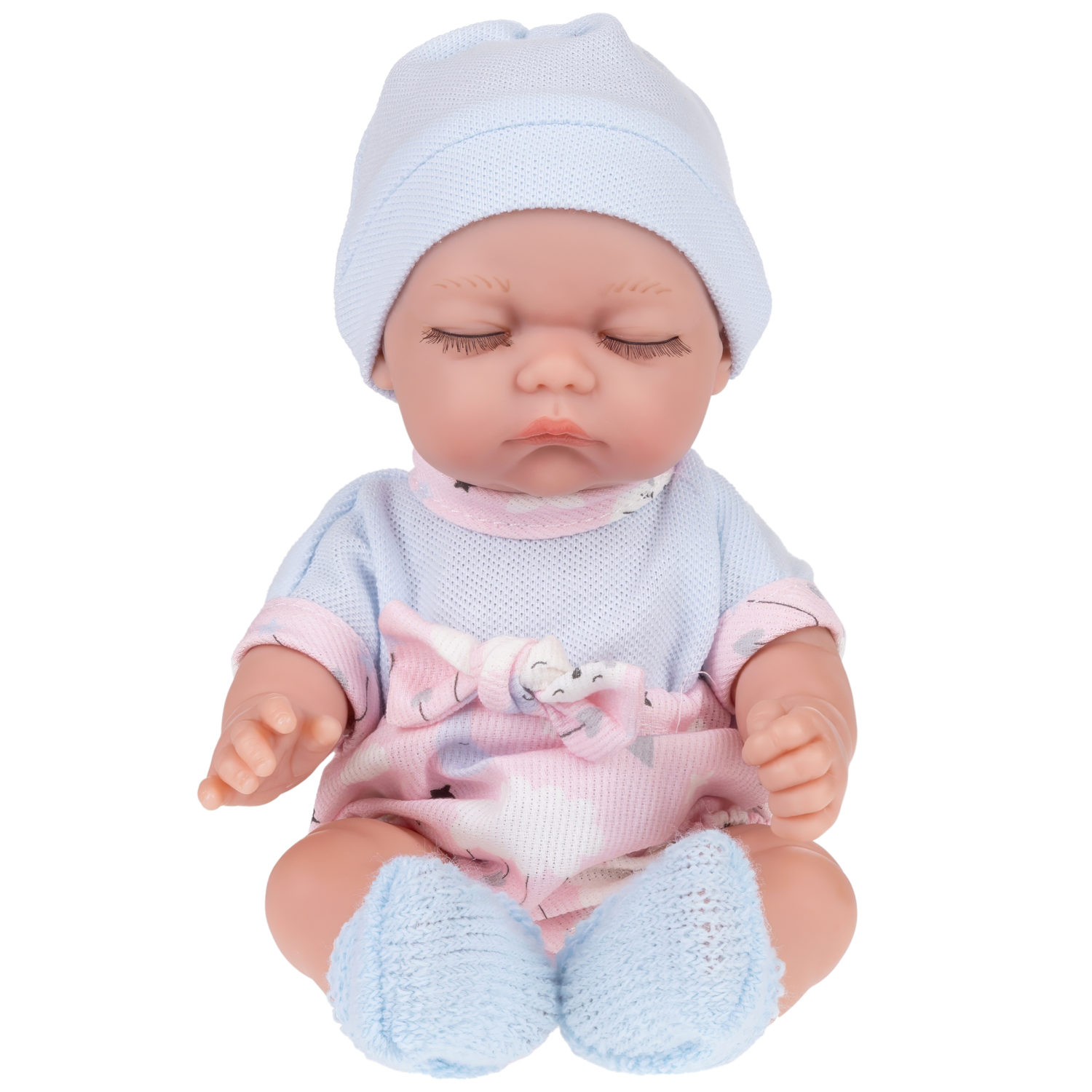 Куклы-двойняшки Arias ELEGANCE BABIS GEMELOS 26 см, винил, с соской и люлькой-переноской, Испания