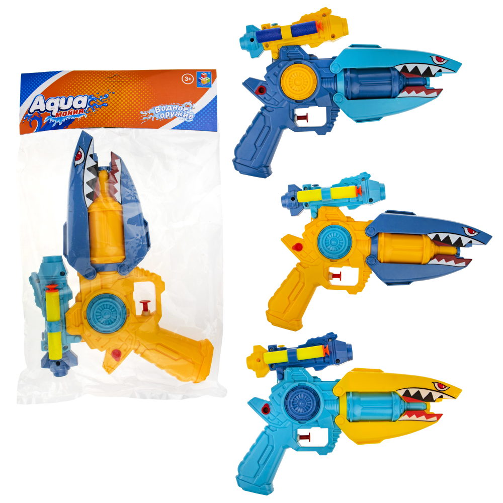 Водяной пистолет 1TOY Аквамания Акула