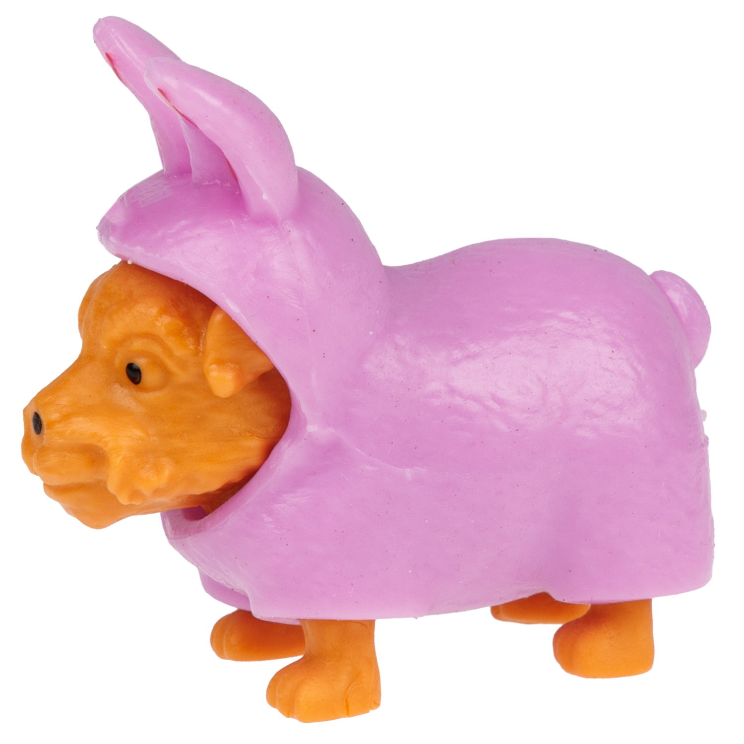 1toy "Прокачка для собачки", тянущиеся собачки в костюмчиках, мини 3,5*3,5*4 см д/б 24 шт