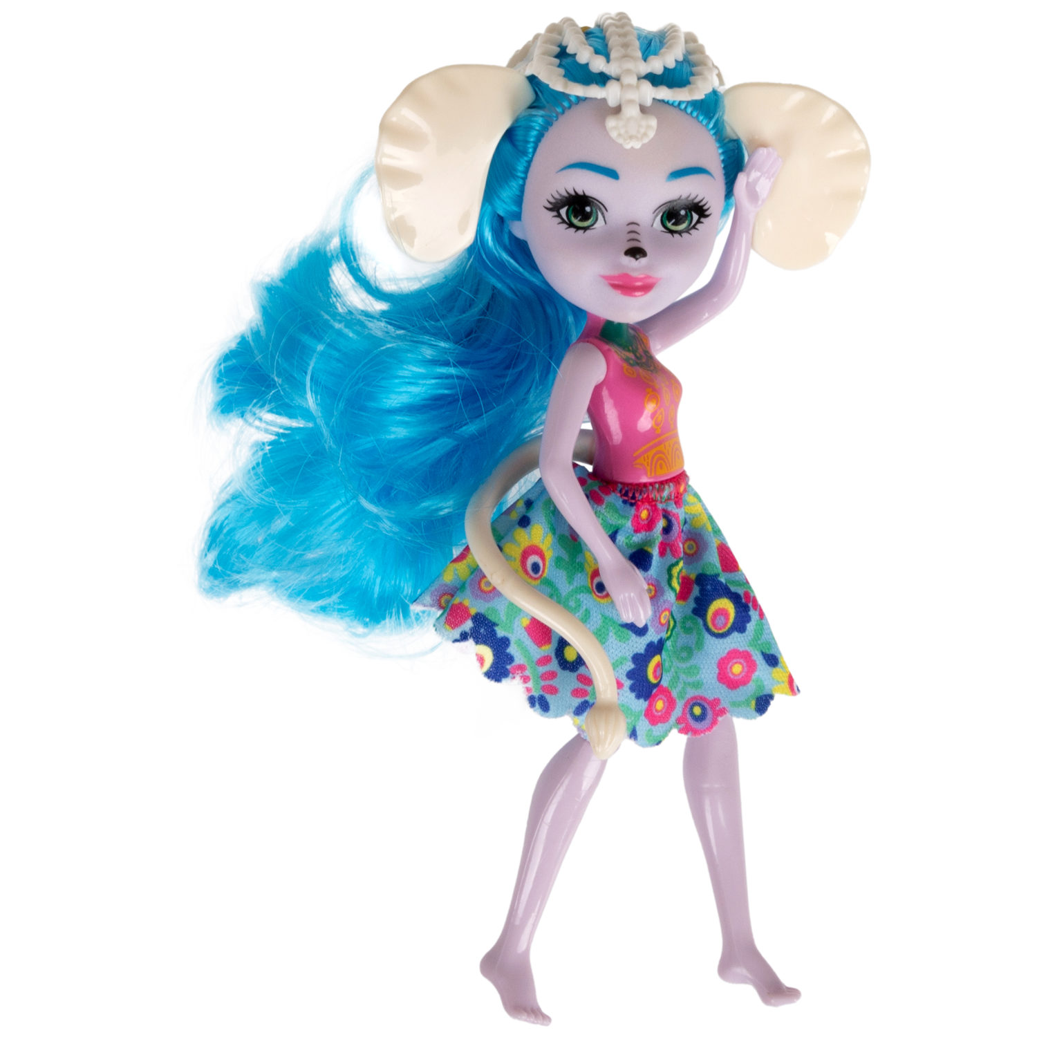 Кукла 1TOY «Лесные феи» в наборе с аксессуаром, питомцем - слоником, 16 см