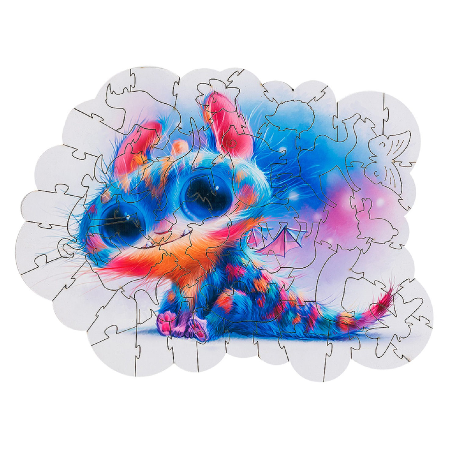 Деревянные пазлы Collection Animation Дэни, 65 деталей, 26,5х19,7 см, 5+