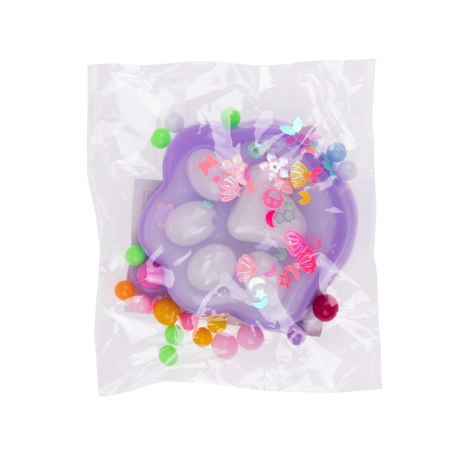 1toy Жмяка лапка-антистресс 4 шт. в ассорт. 6*6,5 см