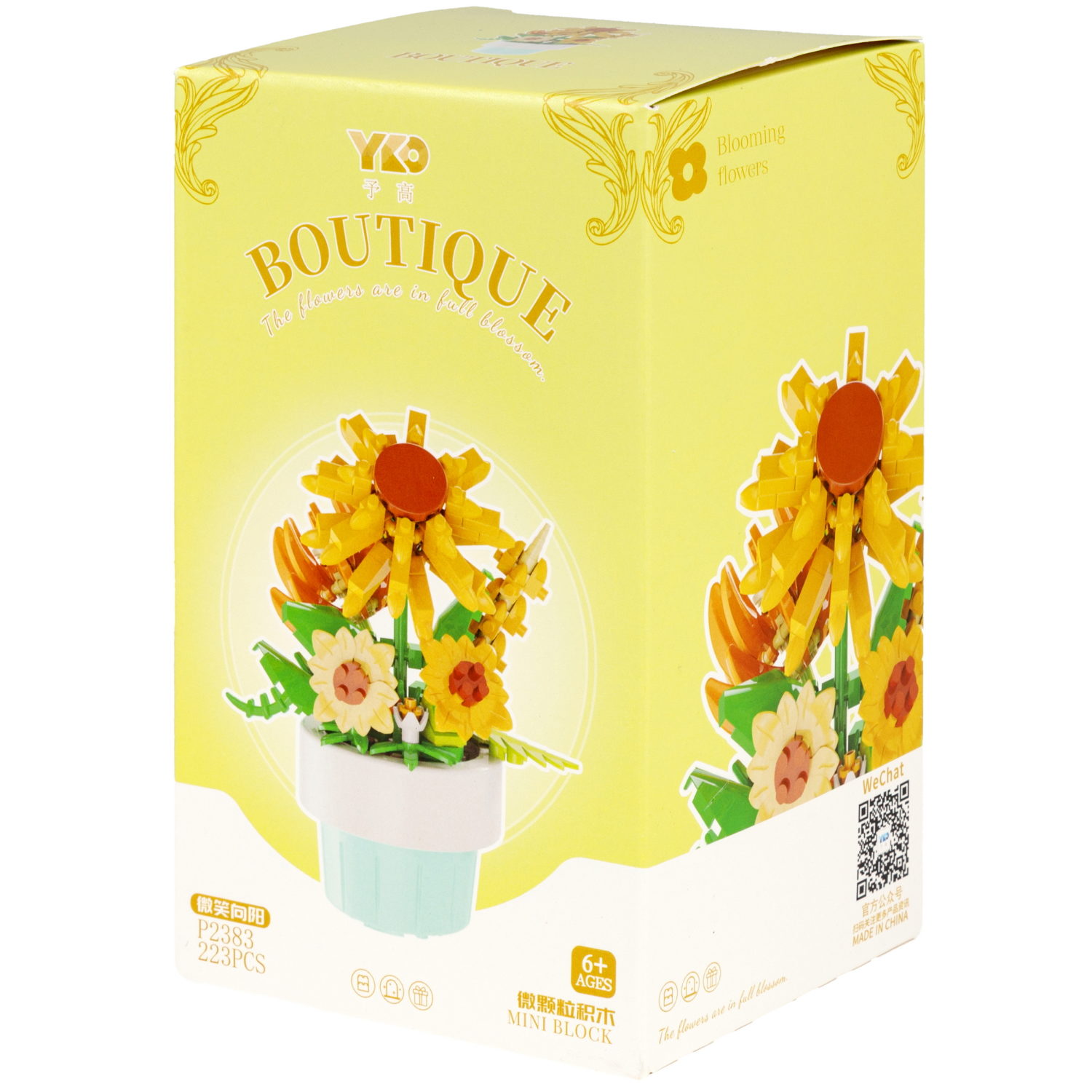 Конструктор 1TOY Blockformers "Цветы в горшках", 9 видов, от 138 до 223 деталей