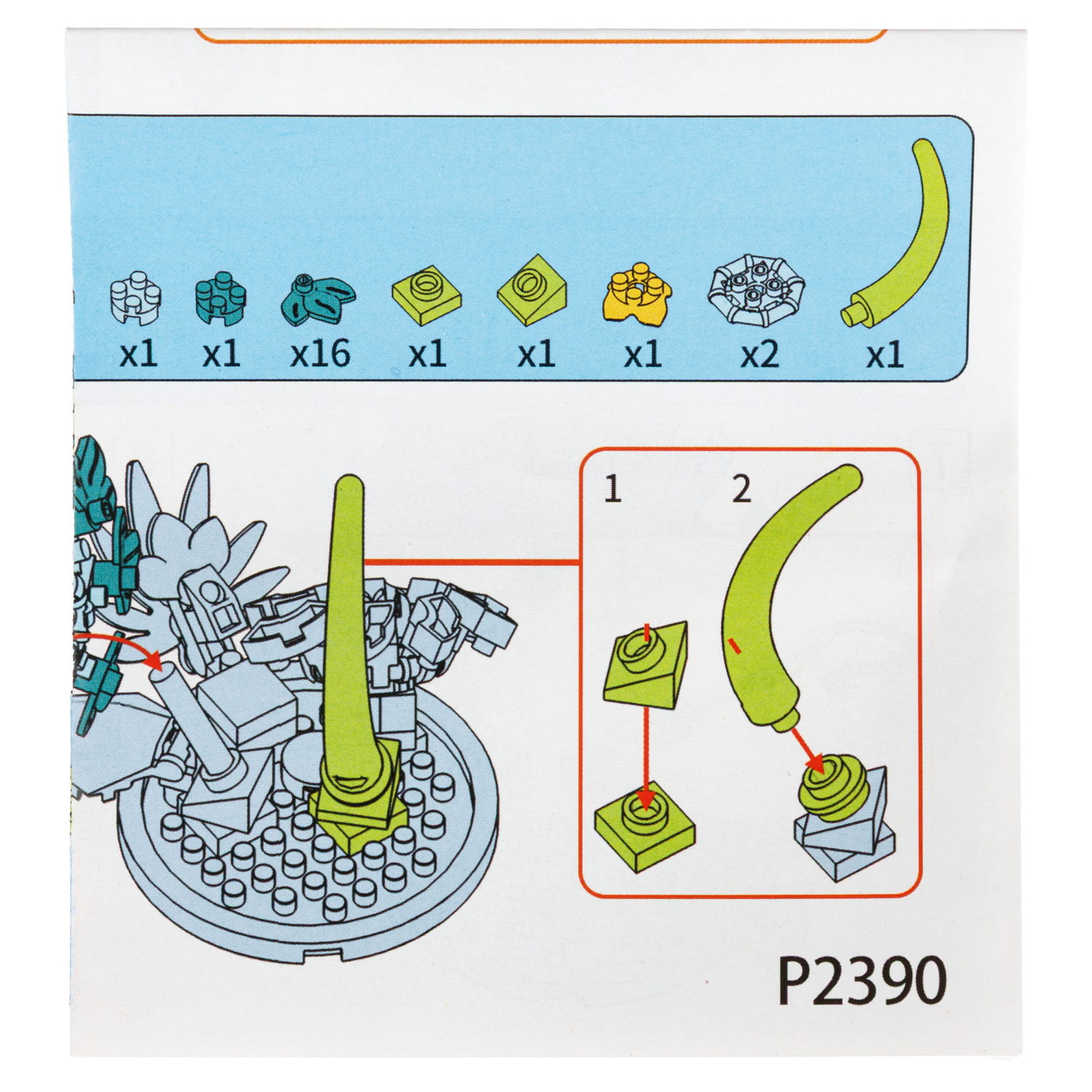 Конструктор 1TOY Blockformers "Цветы в горшках", 9 видов, от 138 до 223 деталей
