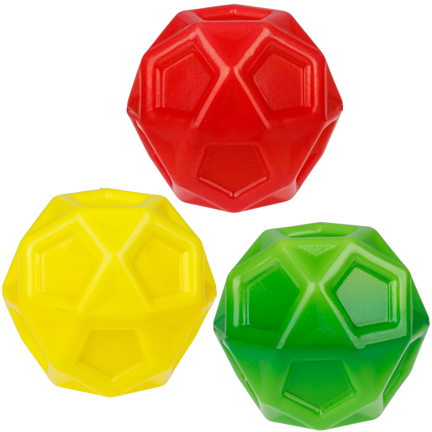 Мяч 1TOY Крутой замес Moon Ball геометрия, 6,5 см, 3 цвета в ассортименте