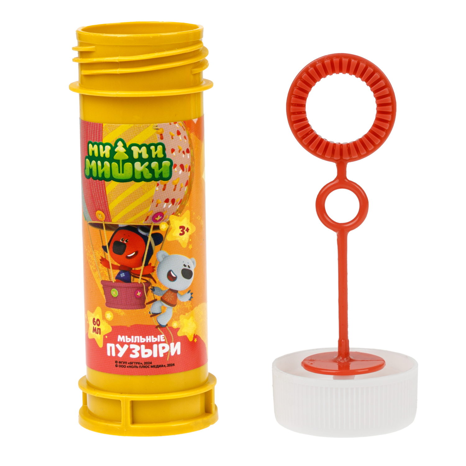 Мыльные пузыри 1TOY Ми-ми-мишки, 60 мл