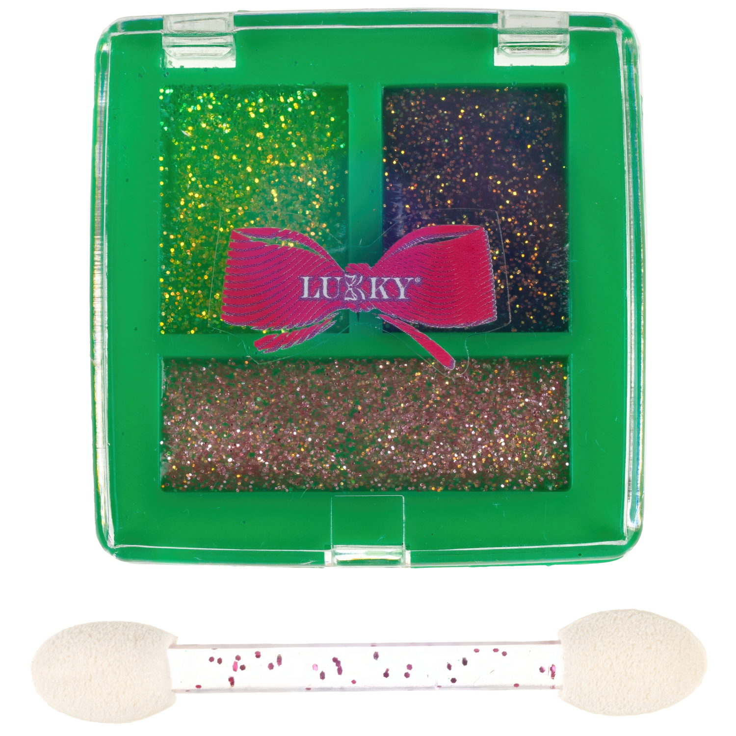 Lukky Бьюти Джем,гель-тени д.век с блёстками,фруктовый фреш,2,5 гр,блистер 1