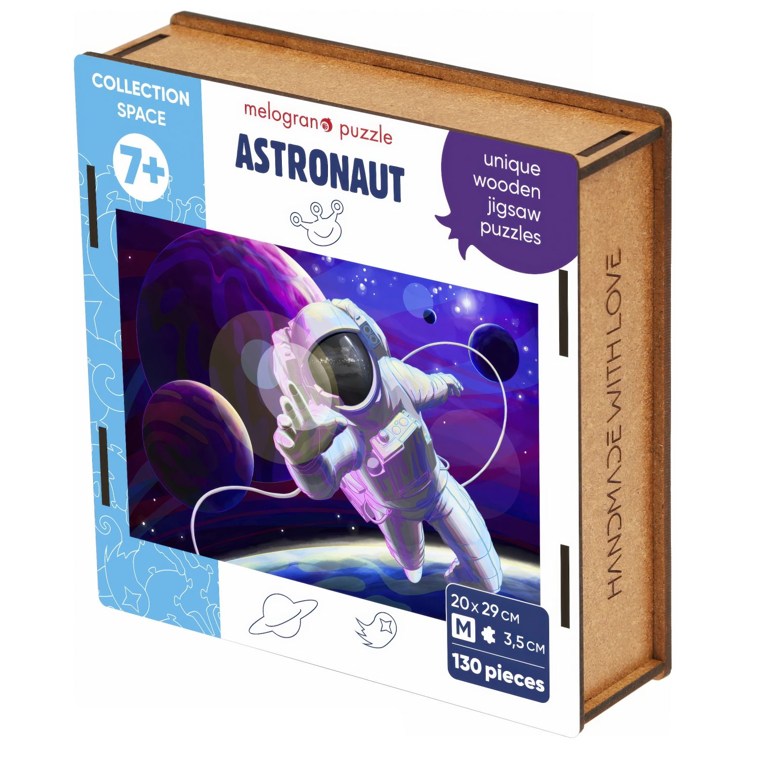 Пазлы Collection Space Астронавт в космосе, 130 деталей