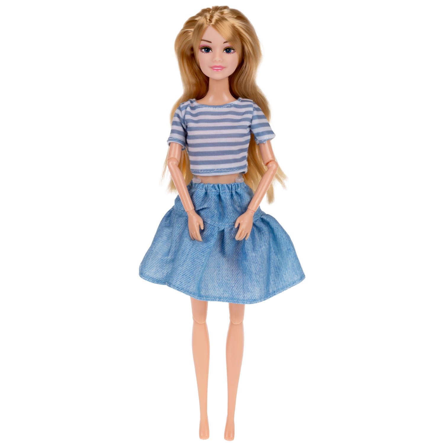 Кукла Alisa Weekend в голубом платье, с аксессуром и питомцем, 29 см