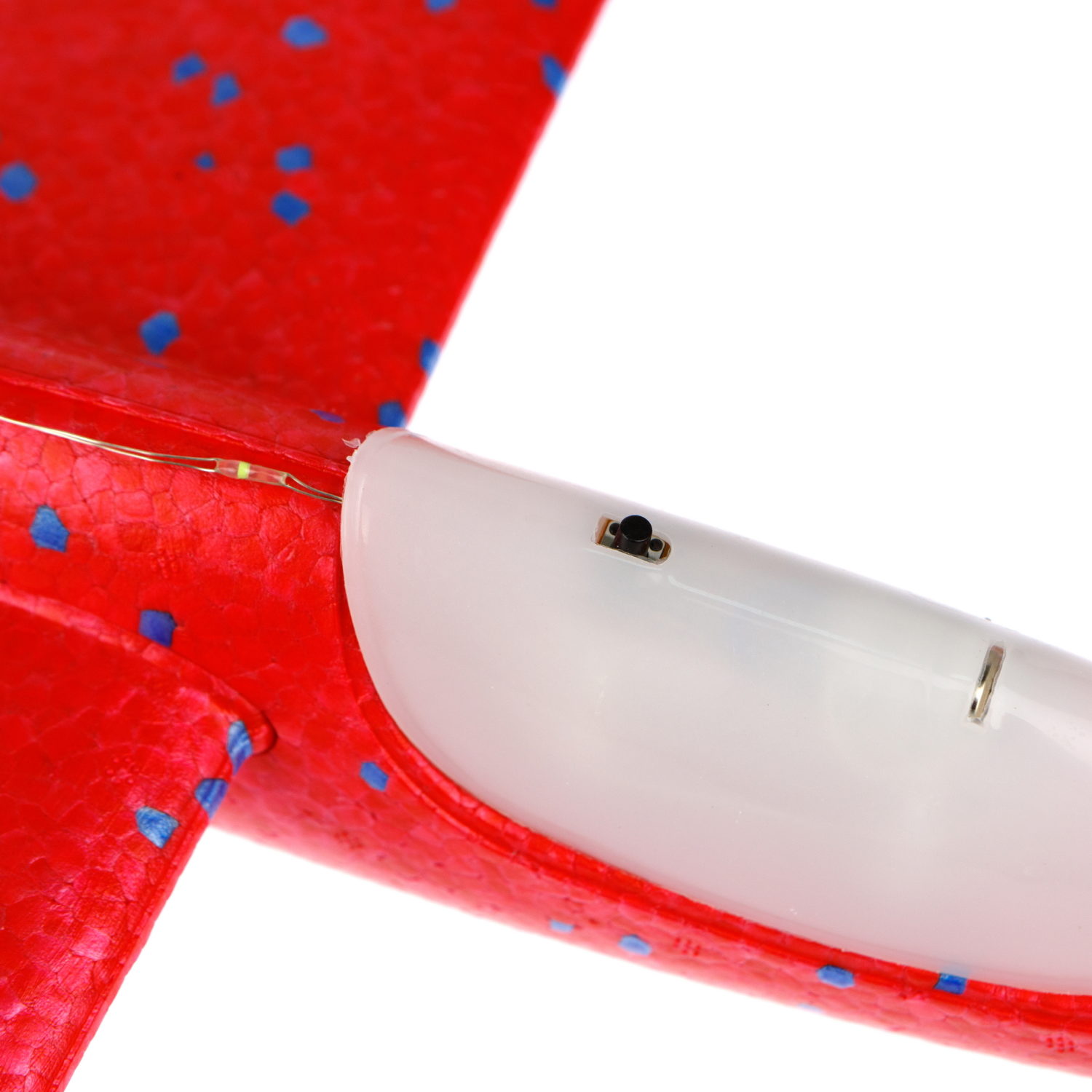 Игрушка глайдер 1TOY Т15218 из пенопласта, свет кабины, 46х47,5см