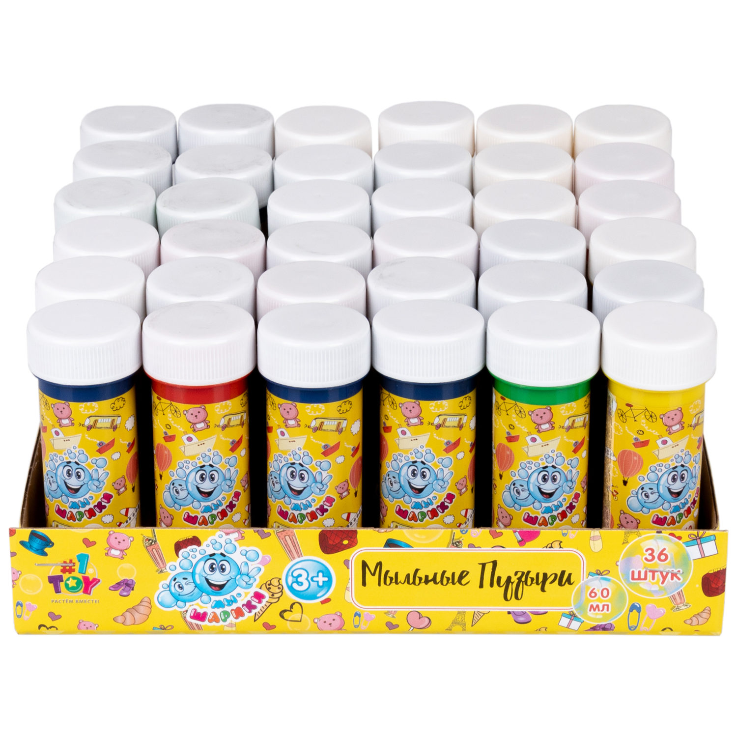 Мыльные пузыри 1TOY Мы-шарики!, 60 мл