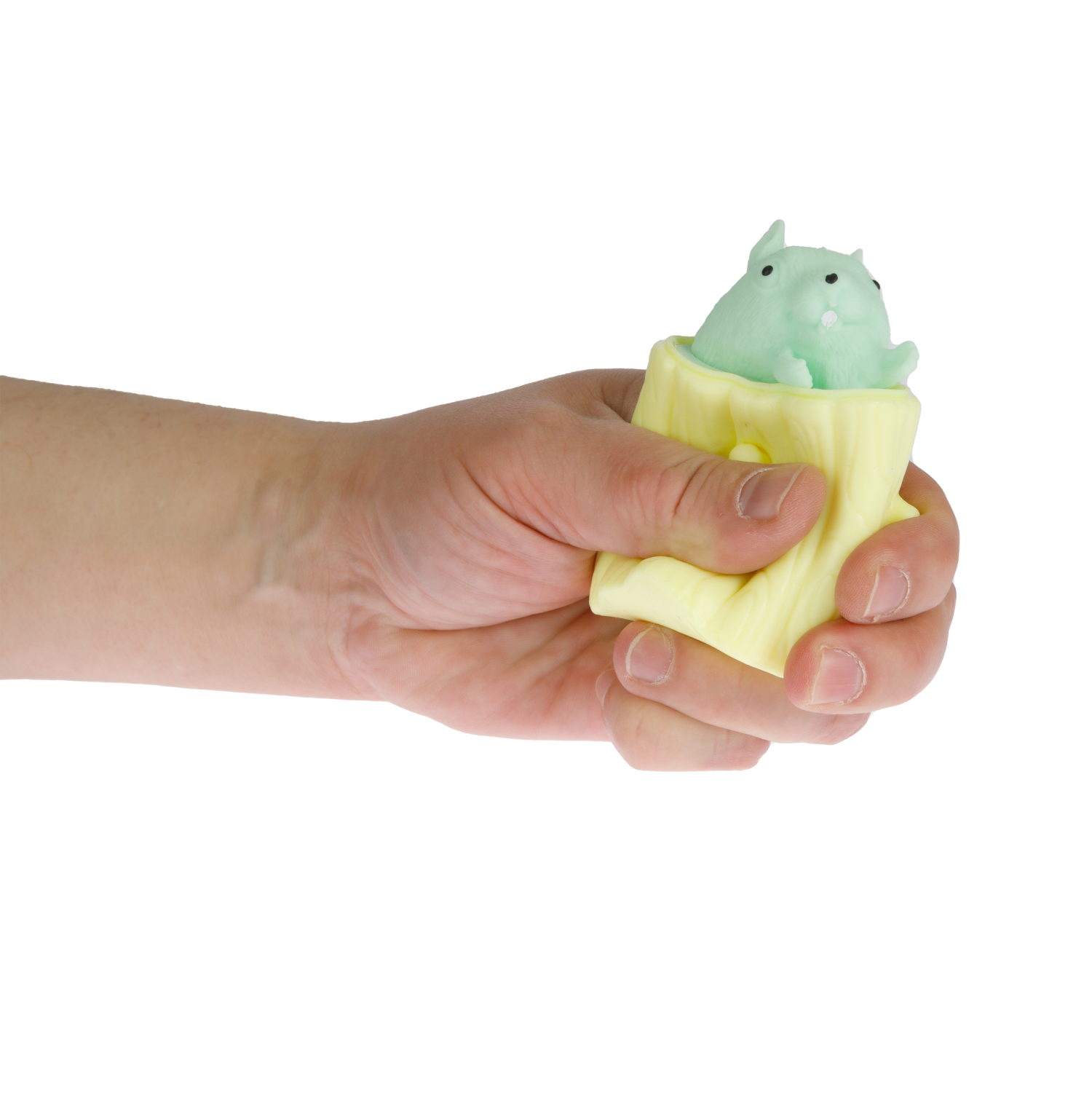 1Toy Жмяка "Выскочка. Бурундук" 5х6х7 см, желтый