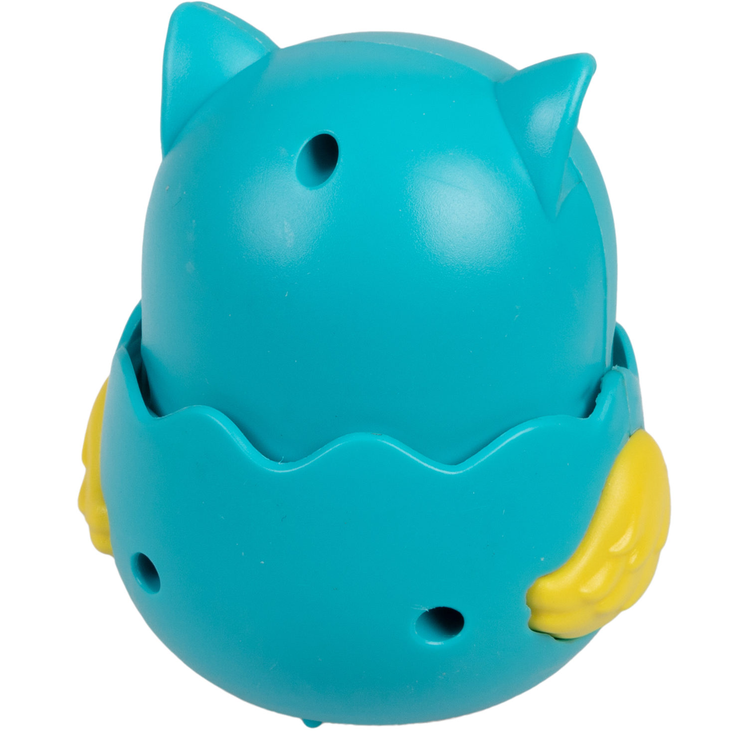 Игрушка детская 1TOY Покатушки Весёлая Сова, инерционная, работает без батареек, 4 цвета в ассортименте