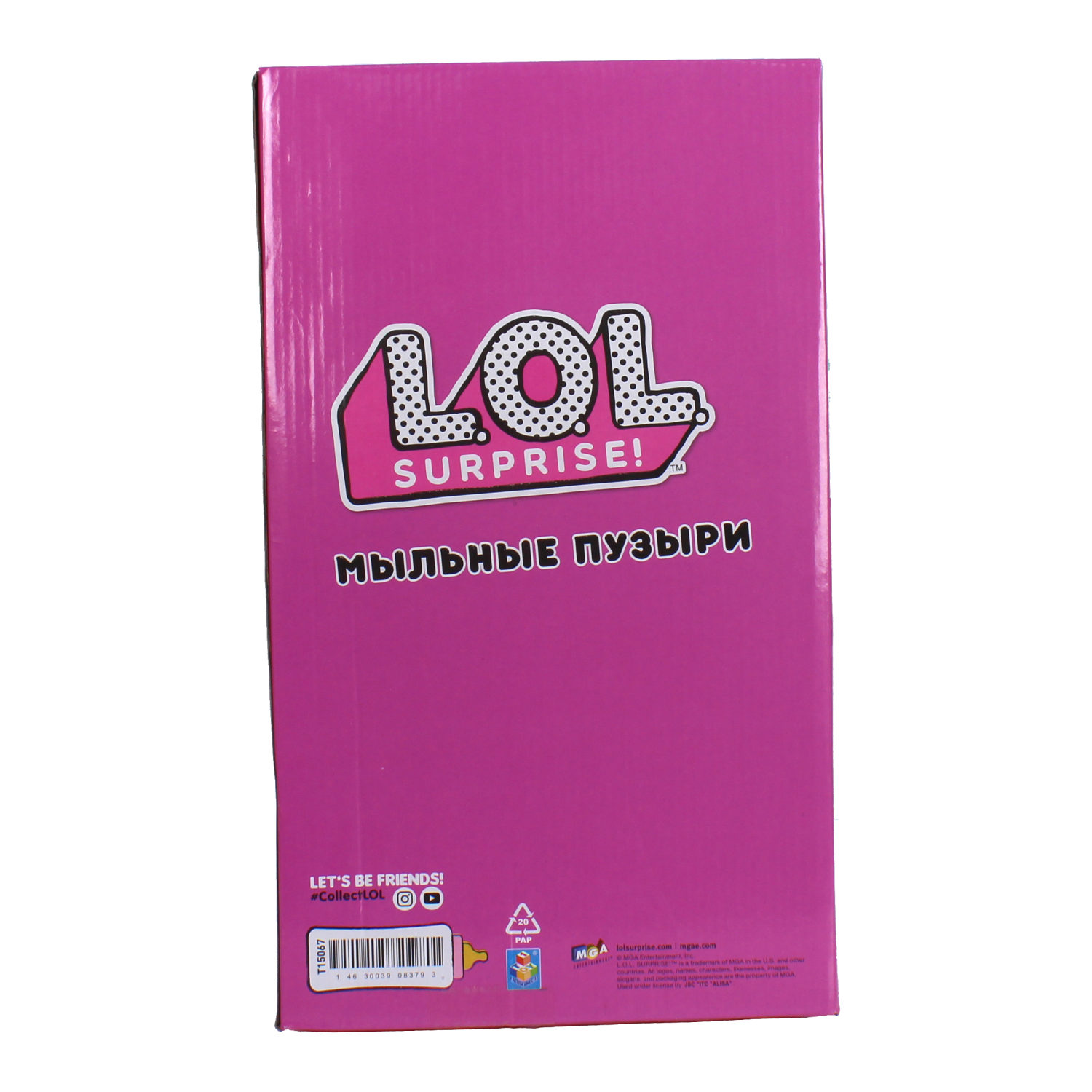 Мыльные пузыри 1TOY LOL детские, маленькие, для мальчиков, девочек и малышей, 120 мл