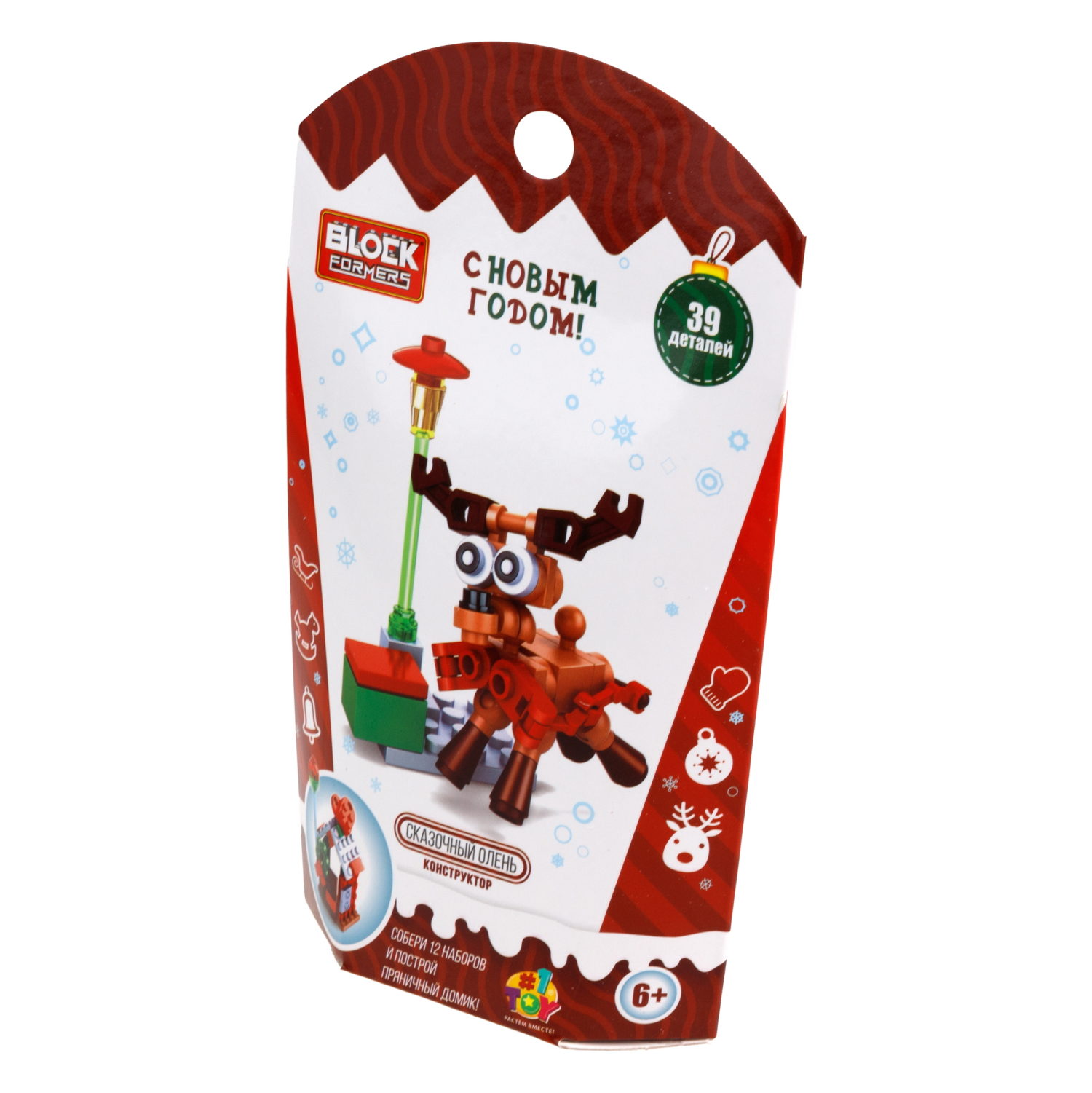 1Toy конструктор Blockformers "Новый год", 12 видов в ассортименте