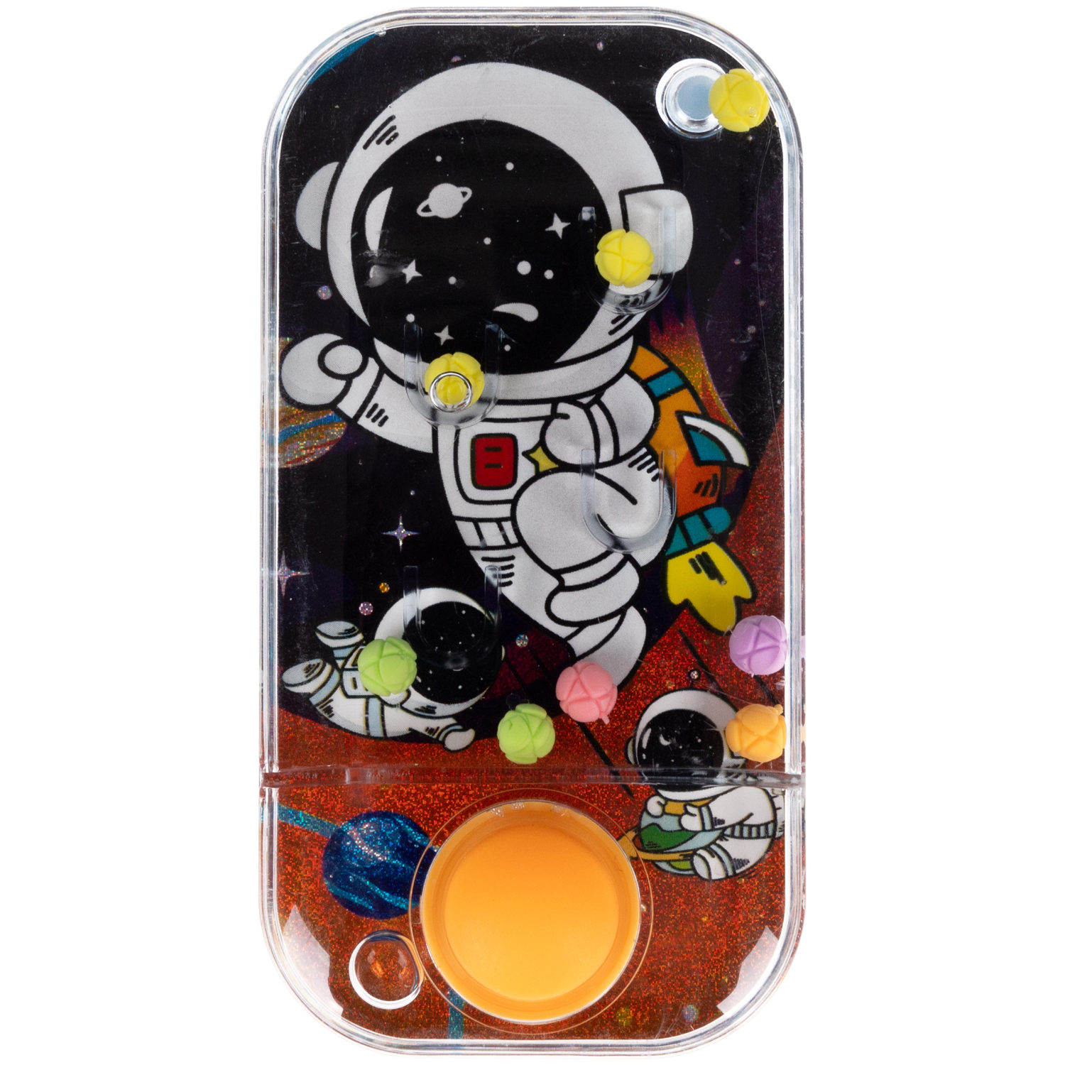 1TOY Игра с водой забрось мячики космос, 3 вида в ассортименте