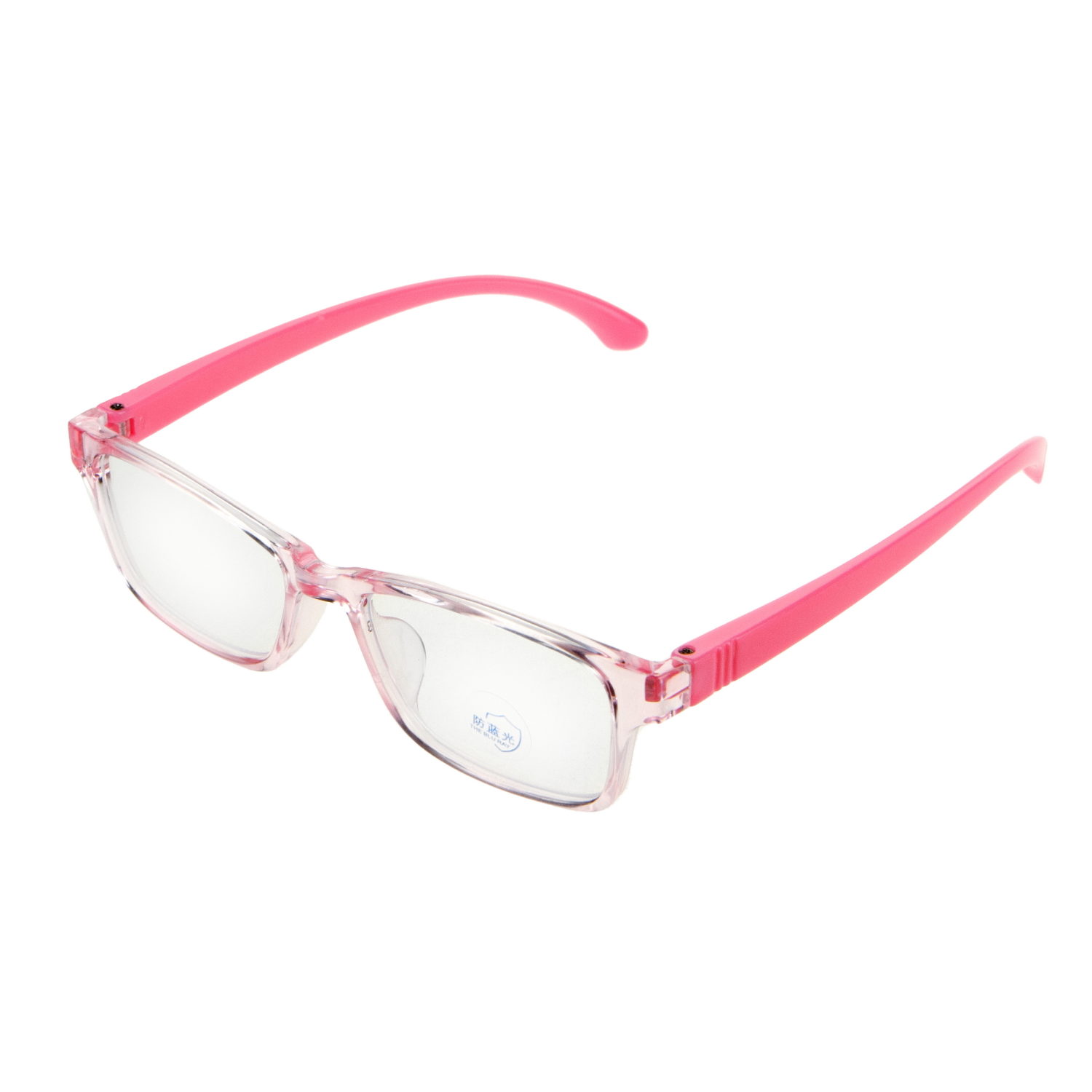 Очки для компьютера детские Lukky Fashion, прозрачные, имиджевые, розовая оправа