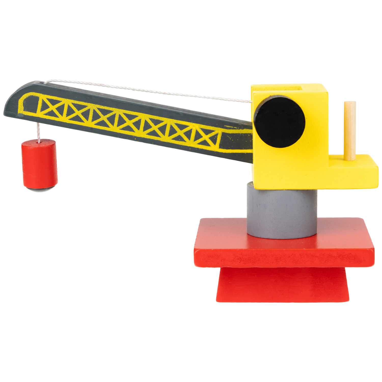 Деревянная железная дорога 1TOY GOODOK "Грузоперевозки" с поездом и аксессуарами, 16 деталей