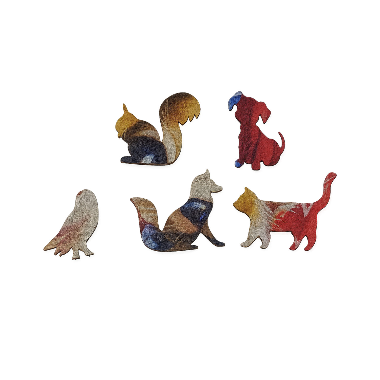 Деревянные пазлы Collection Animals Щенок, 45 деталей