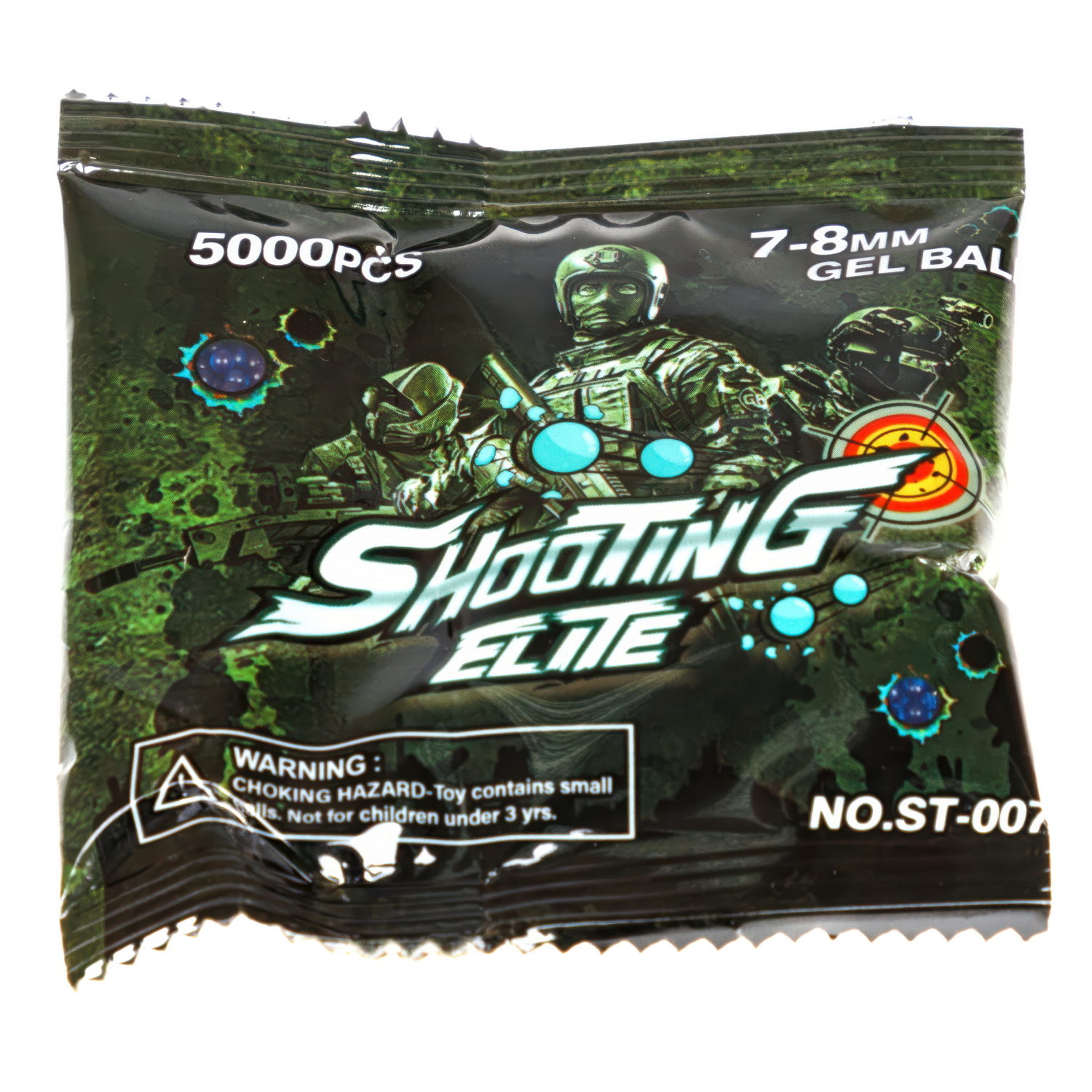 Бластер автоматический 1TOY Gelex на аккумуляторе, с гидрогелевыми пулями 5000 шт., 2 цвета в ассортименте