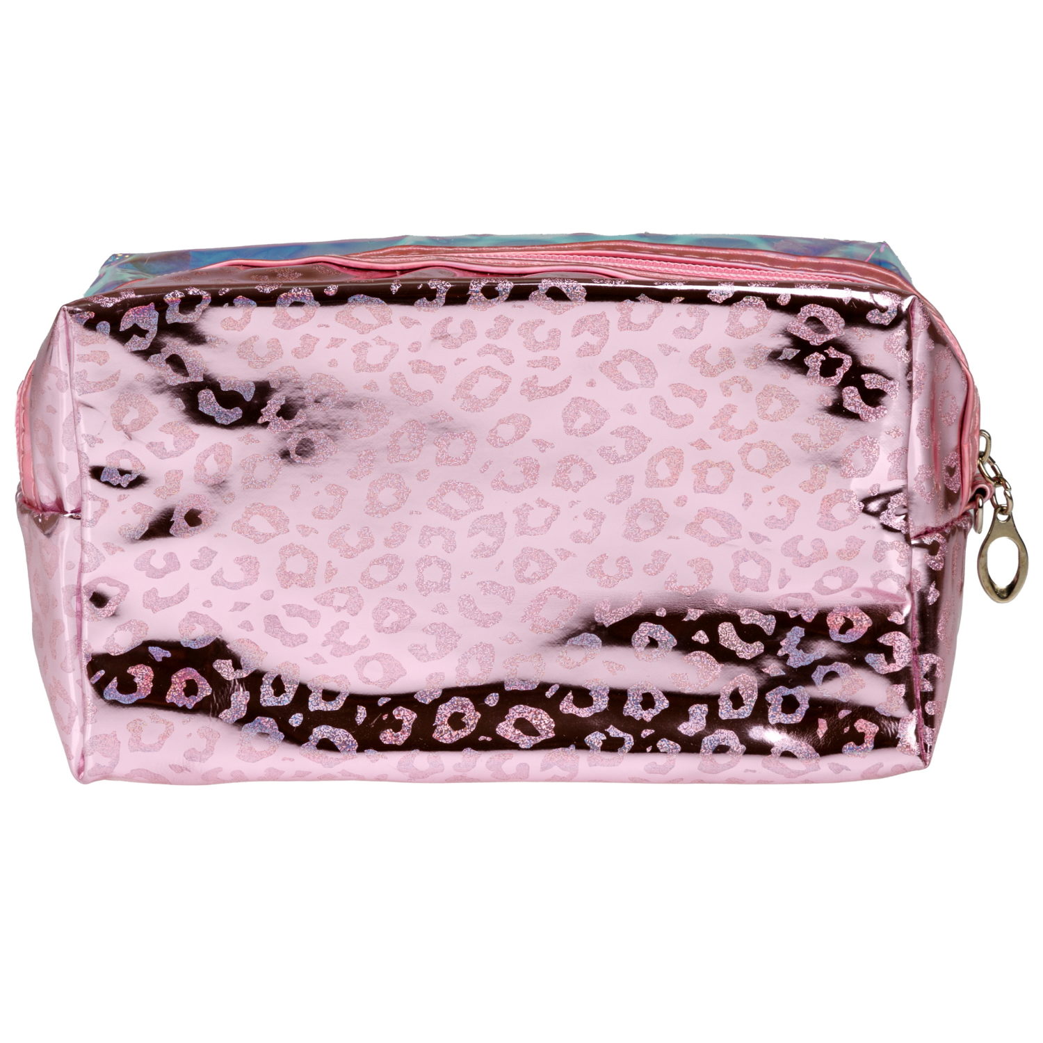 Косметичка блестящая,с леопардовым принтом Lukky Shiny Leo, 18*10*7 см