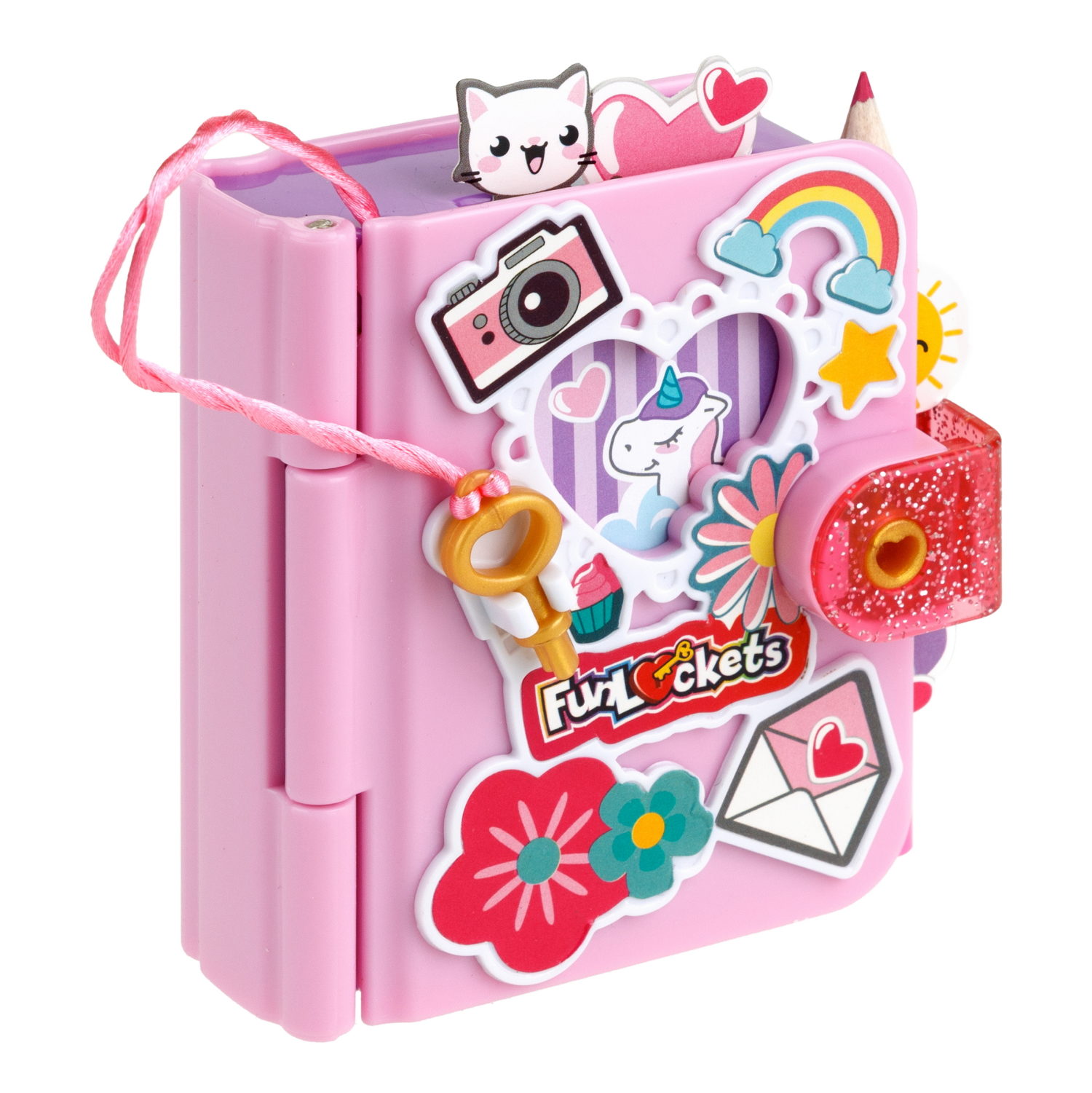 Funlockets Дневник с секретами Mini, 15+ сюрпризов, игровой набор для девочки