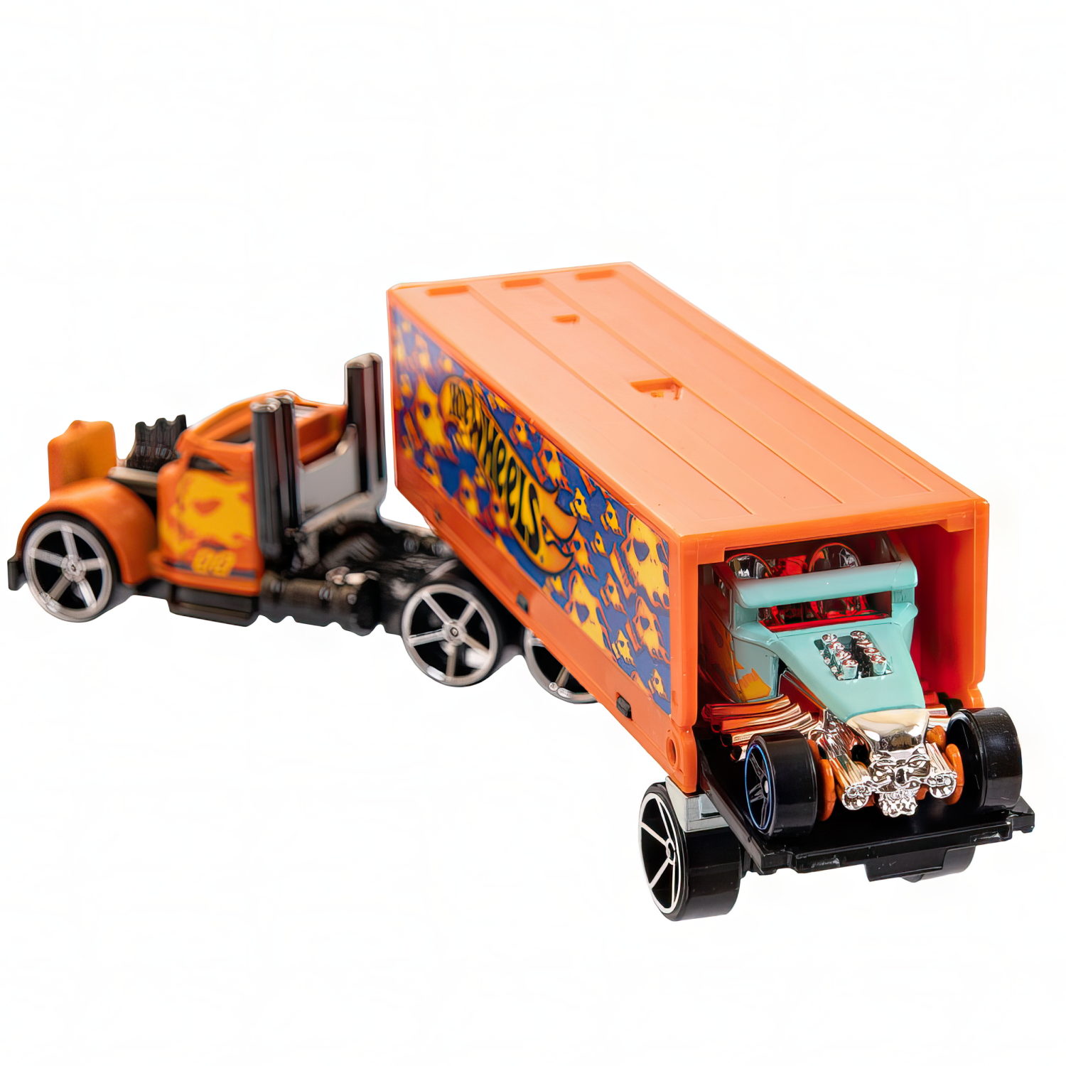 Hot wheels Набор игровой Супергрузовики со спортивными автомобилями, в асс.