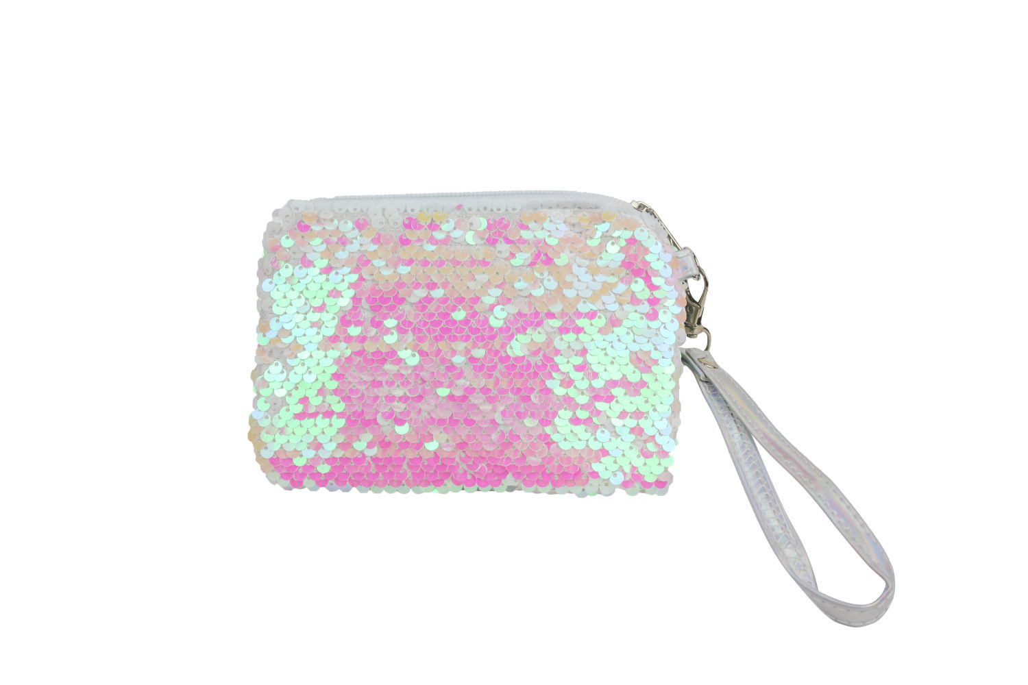 Косметичка LUKKY  с пайетками с двух сторон, 
2 цвета на выбор