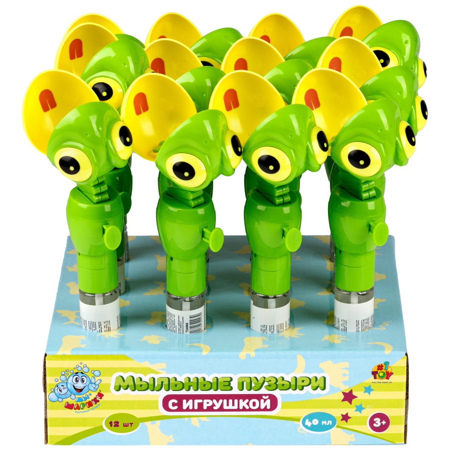 Мыльные пузыри 1TOY Мы-шарики! Лягушка, 40 мл