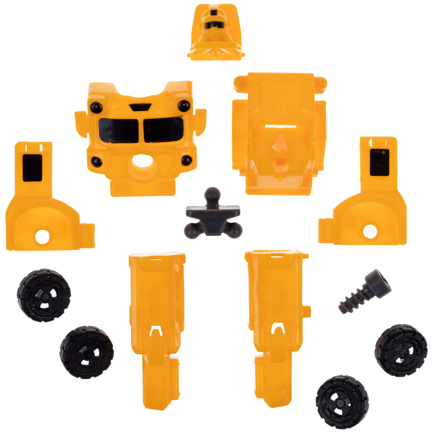 Робот - трансформер, тракботы 1TOY Самосвал, машинка, игрушка для мальчиков и девочек, детей