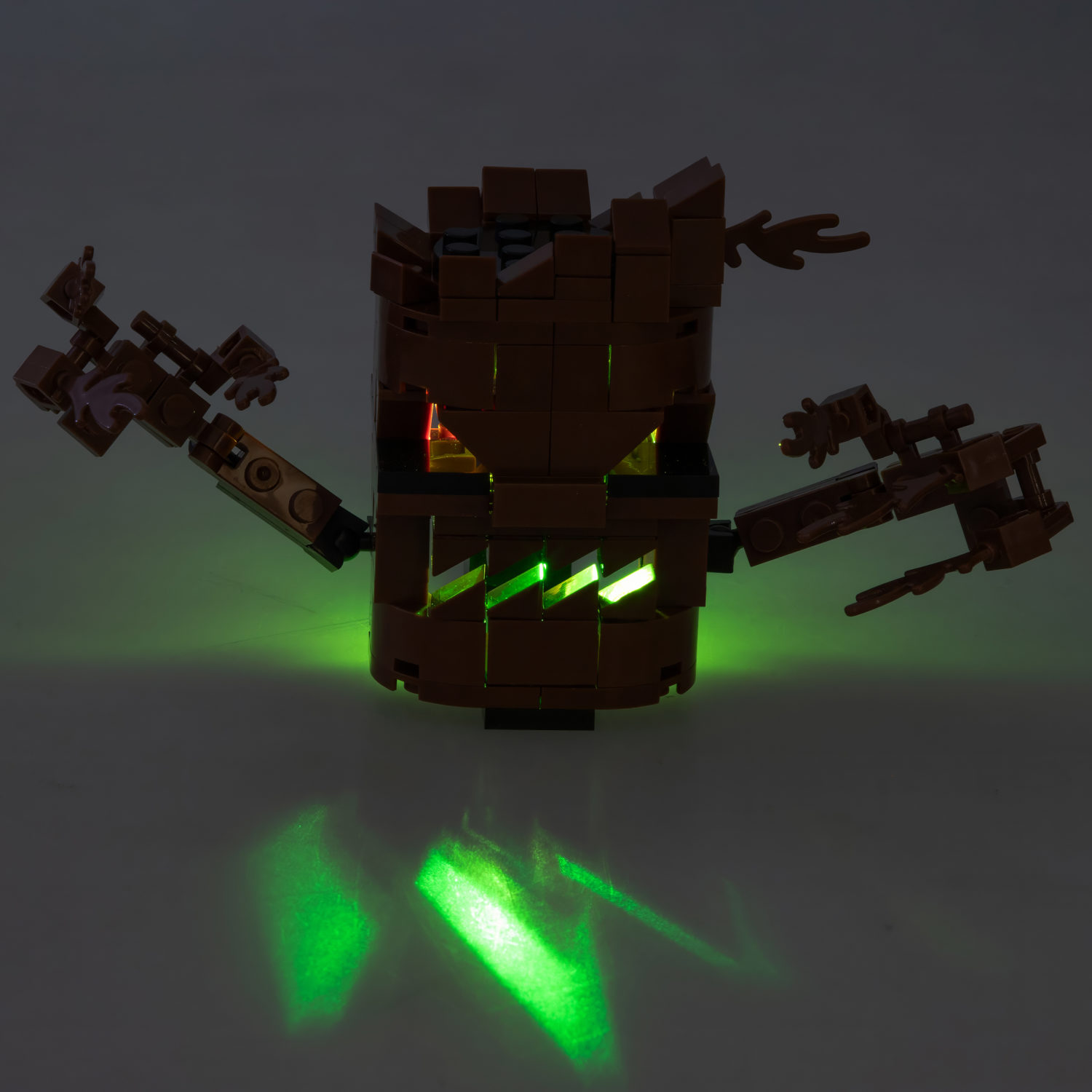 Светящийся 3d конструктор Blockformers Хэллоуин 1TOY Коряга игрушка для мальчиков, девочек, хэллоуин декор