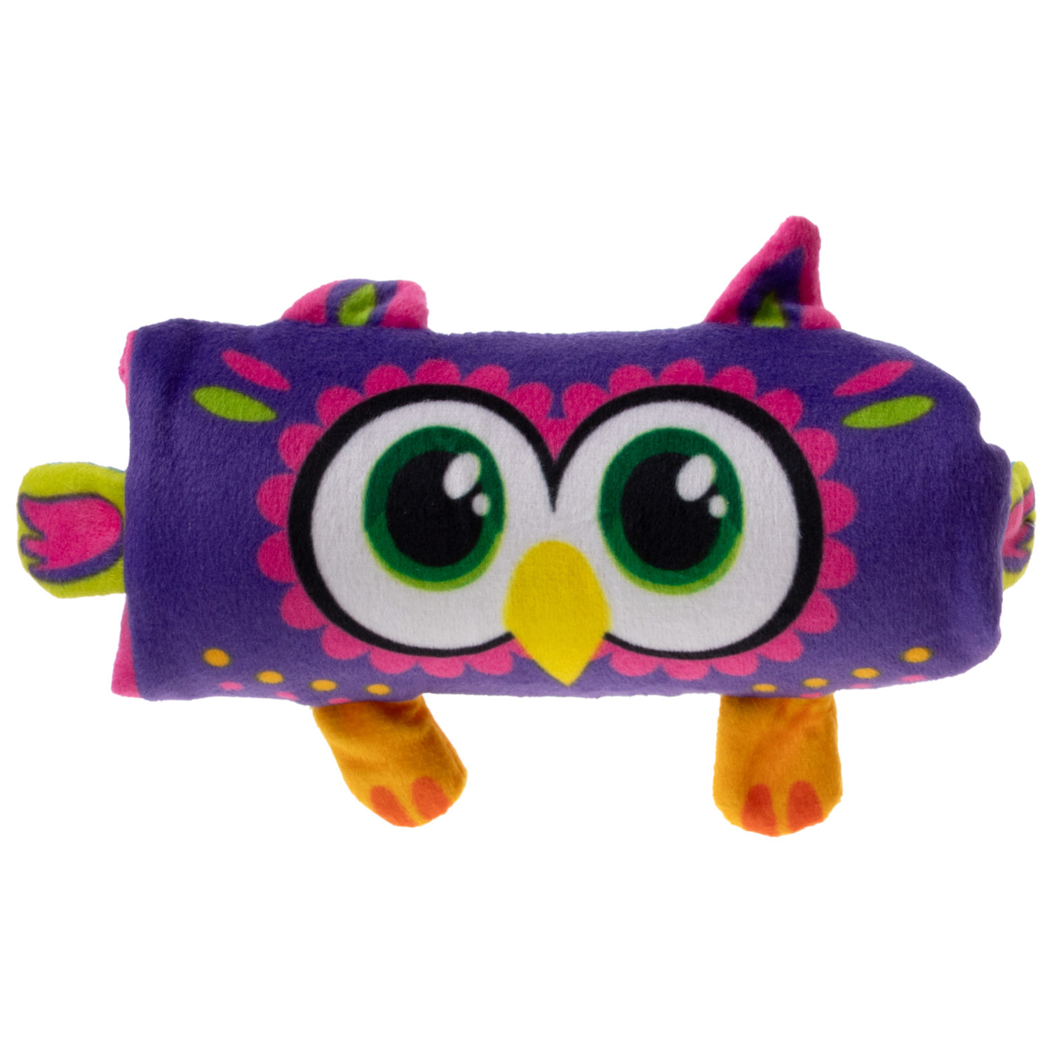 Скользун Вывернушка 2 в 1 1TOY Совы, плюшевая, игрушка-антистресс для рук