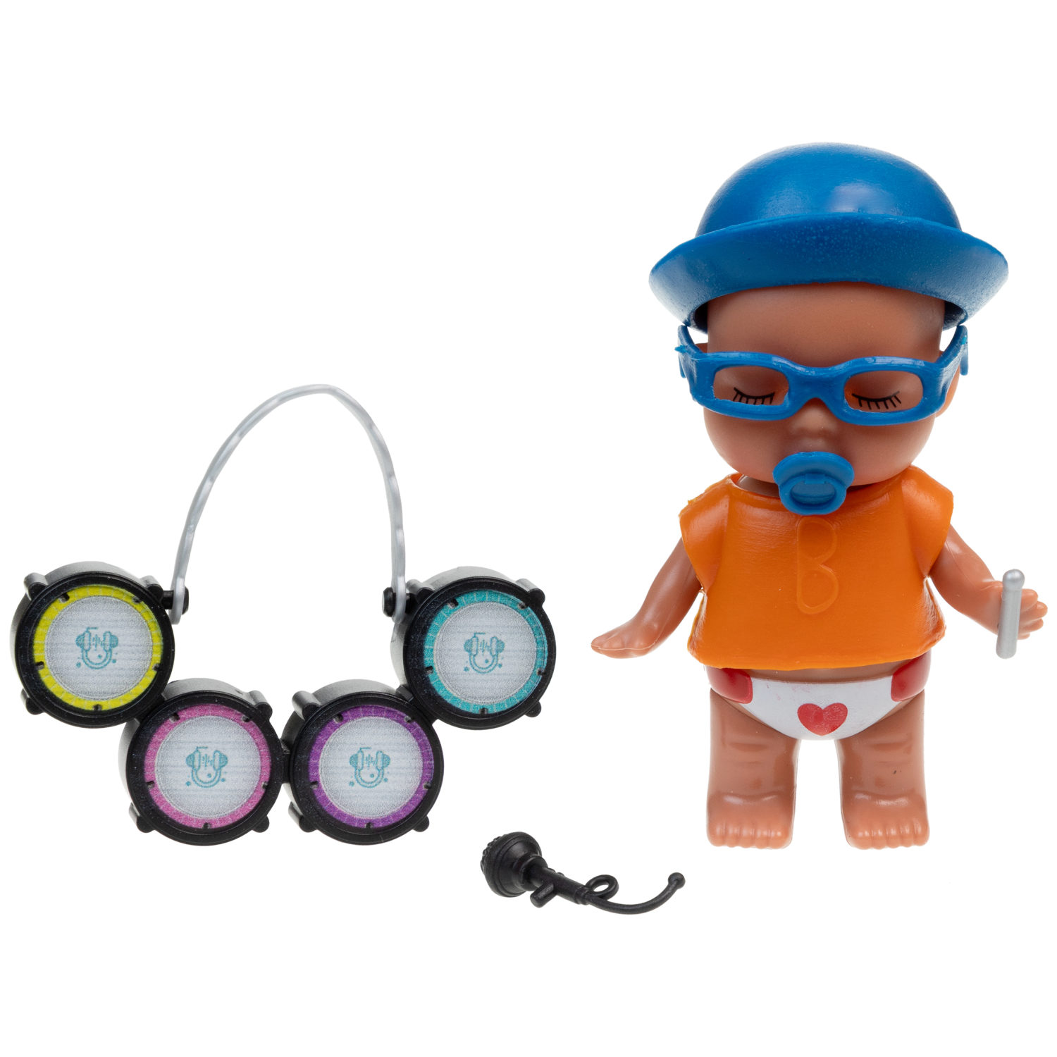 1TOY LUCKY BOX Baby rock пупс с аксессуарами, в асс. 6 видов, в кор., 12 шт в дб.