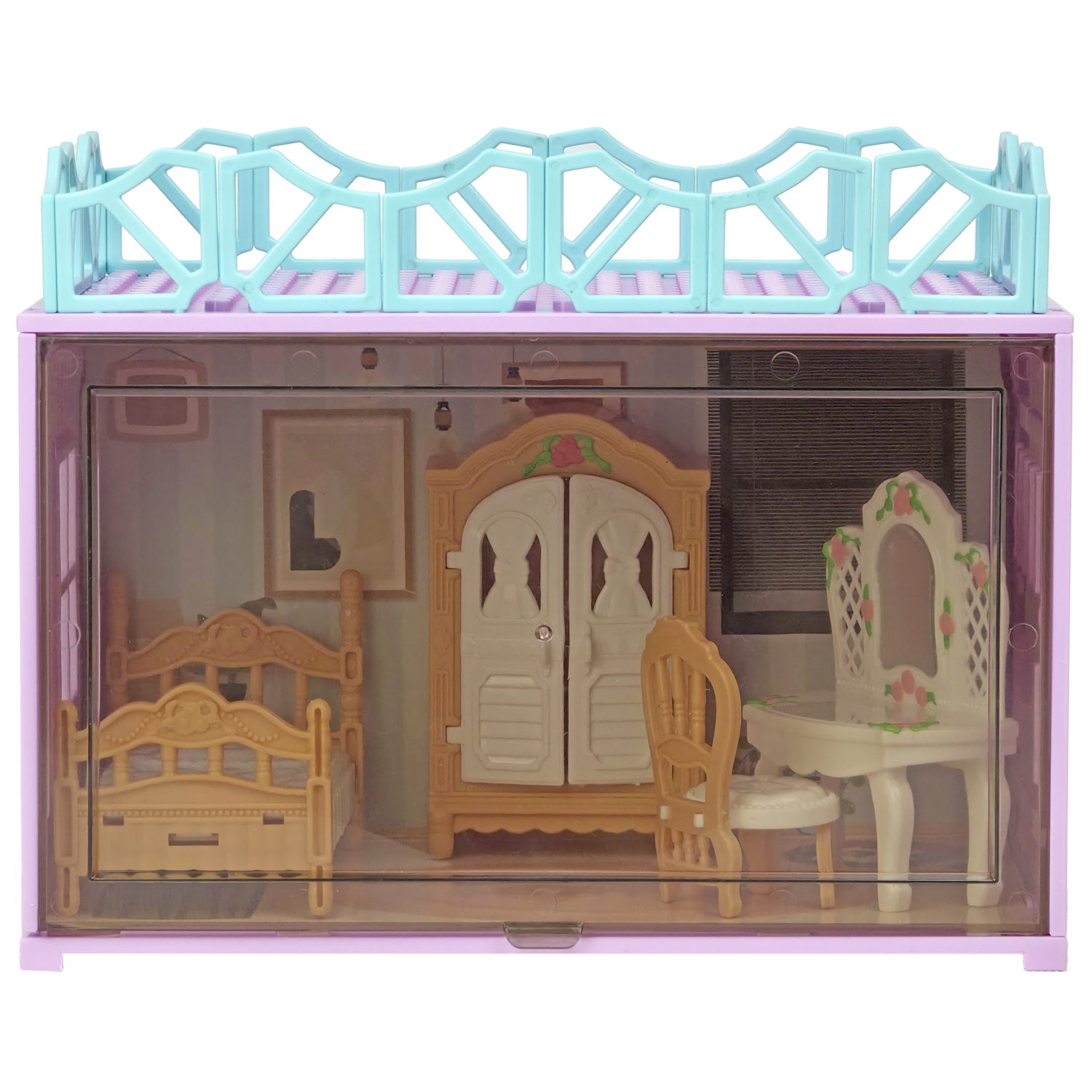 Игровой набор 1TOY Мой маленький мир Спальня, 12х19х15