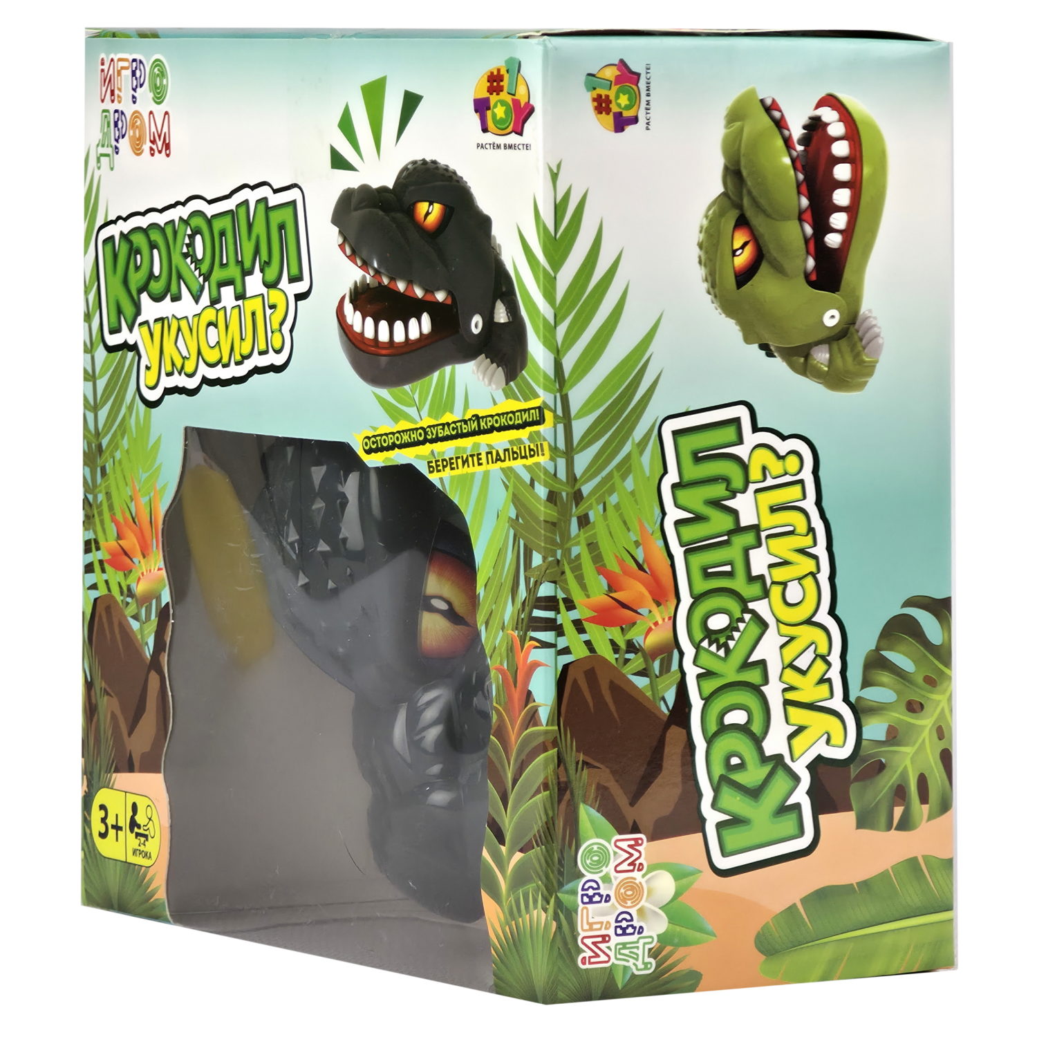 Настольная игра 1TOY Игродром Крокодил укусил?