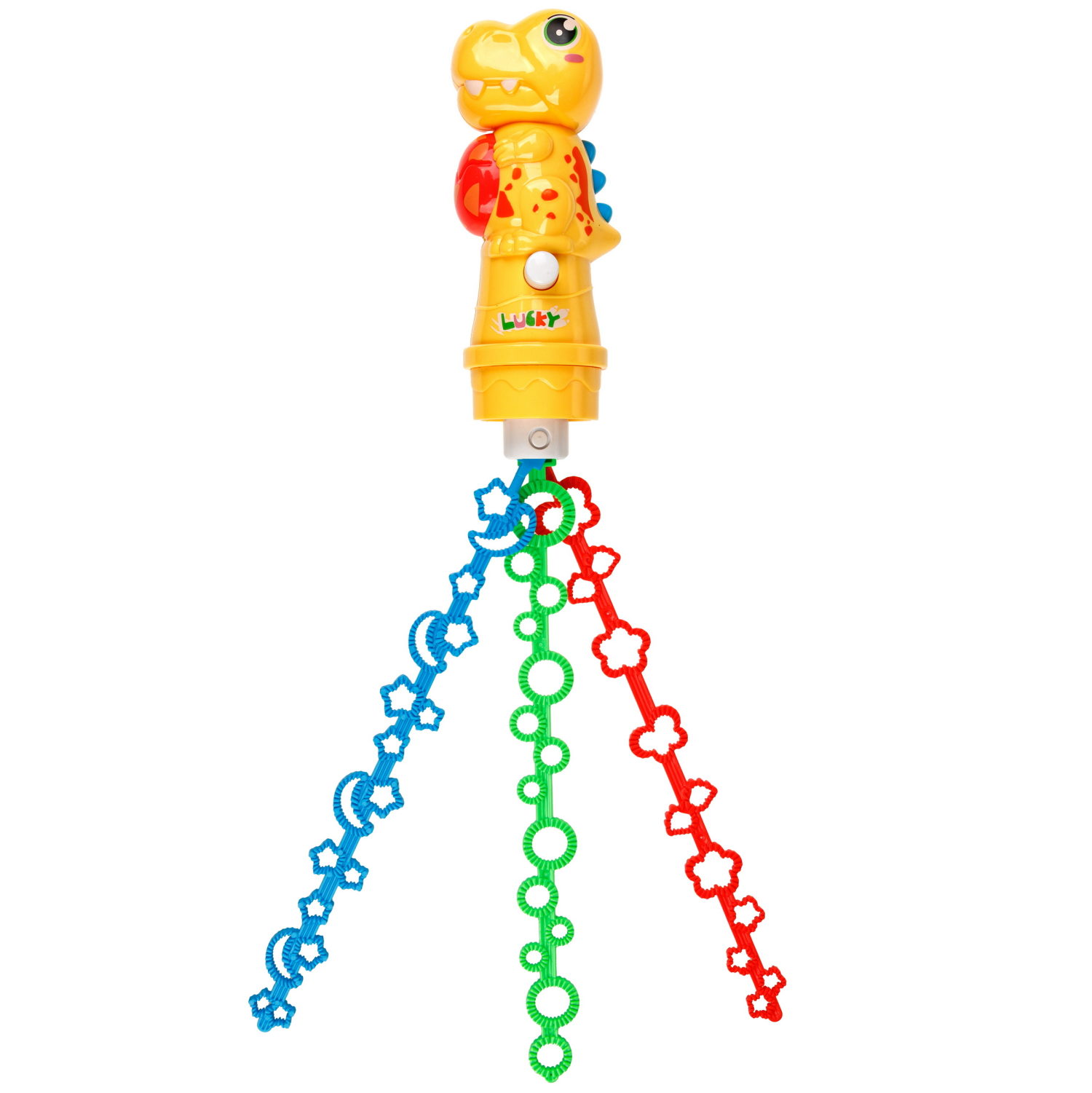 Мыльные пузыри1TOY Мы-шарики! Дракоша с веерным венчиком, 160 мл, 3 цвета в ассортименте