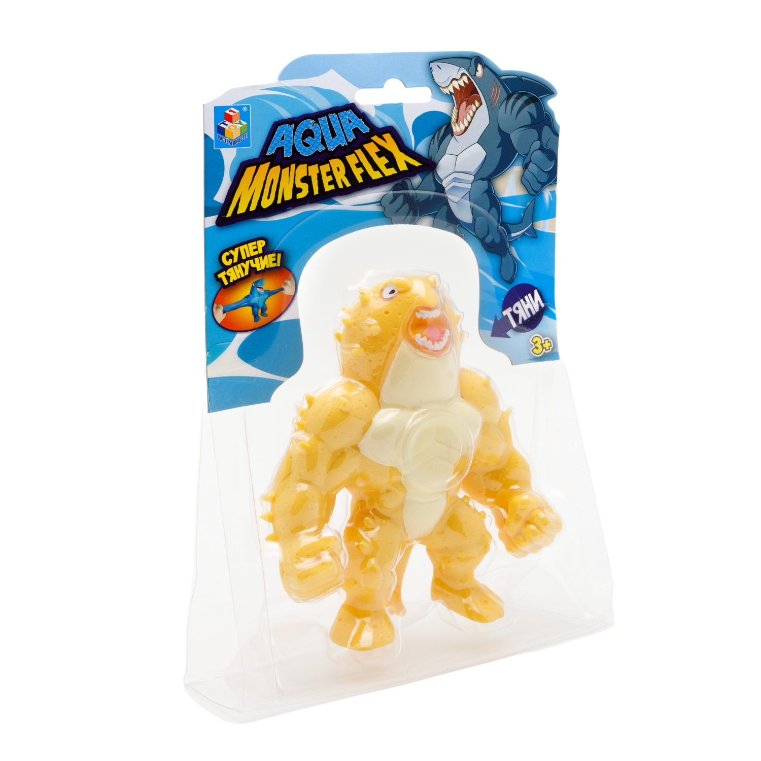 1Toy Игрушка для мальчика, тянучка монстр MONSTER FLEX AQUA, антистресс, 14 видов в ассортименте